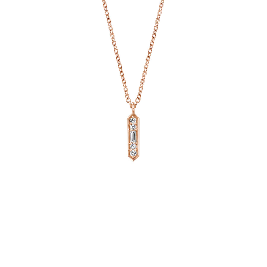 The Deco Pendant Necklace by East London jeweller Rachel Boston | Discover our collections of unique and timeless engagement rings, wedding rings, and modern fine jewellery. - Rachel Boston Jewellery