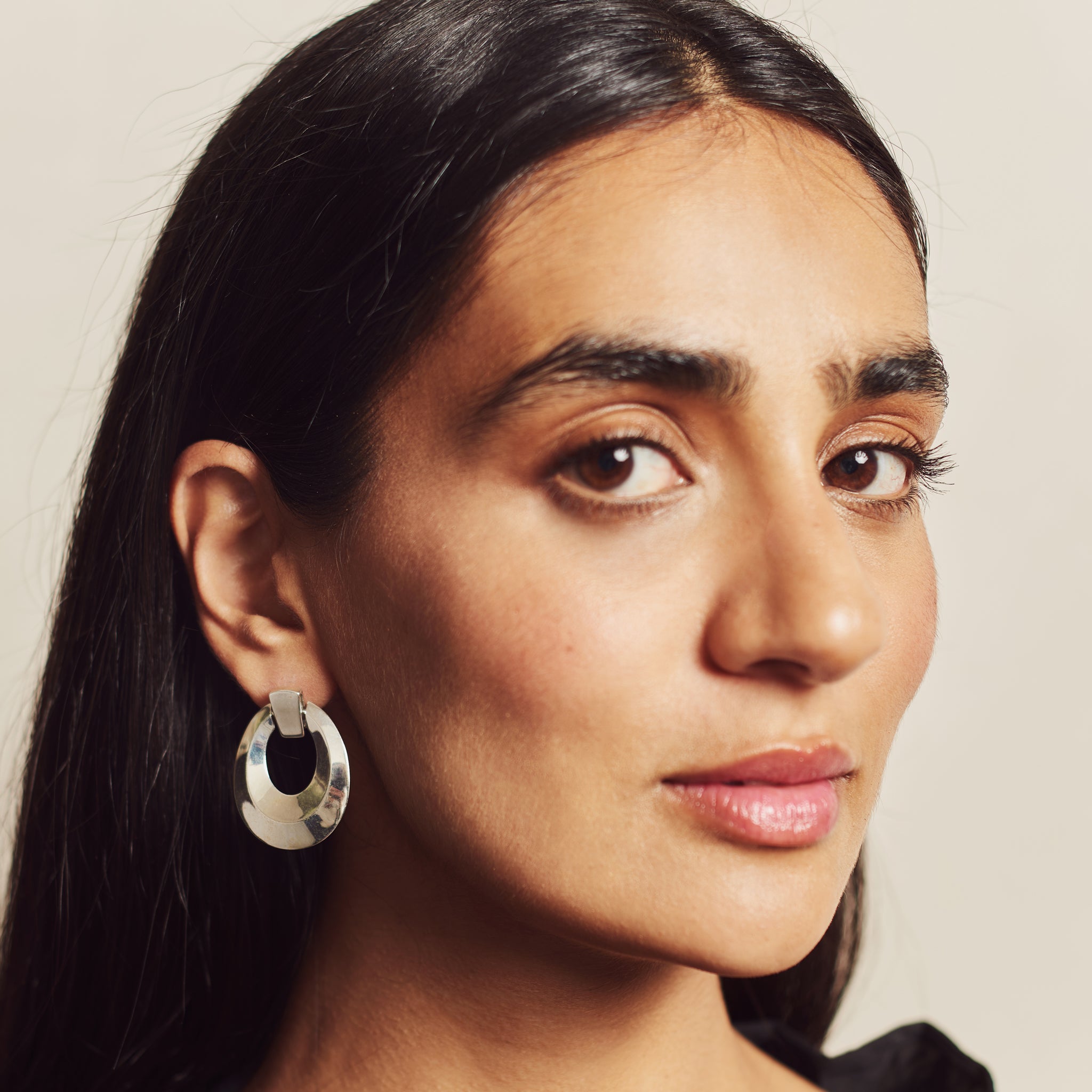 The Decontra Earrings by East London jeweller Rachel Boston | Discover our collections of unique and timeless engagement rings, wedding rings, and modern fine jewellery.
