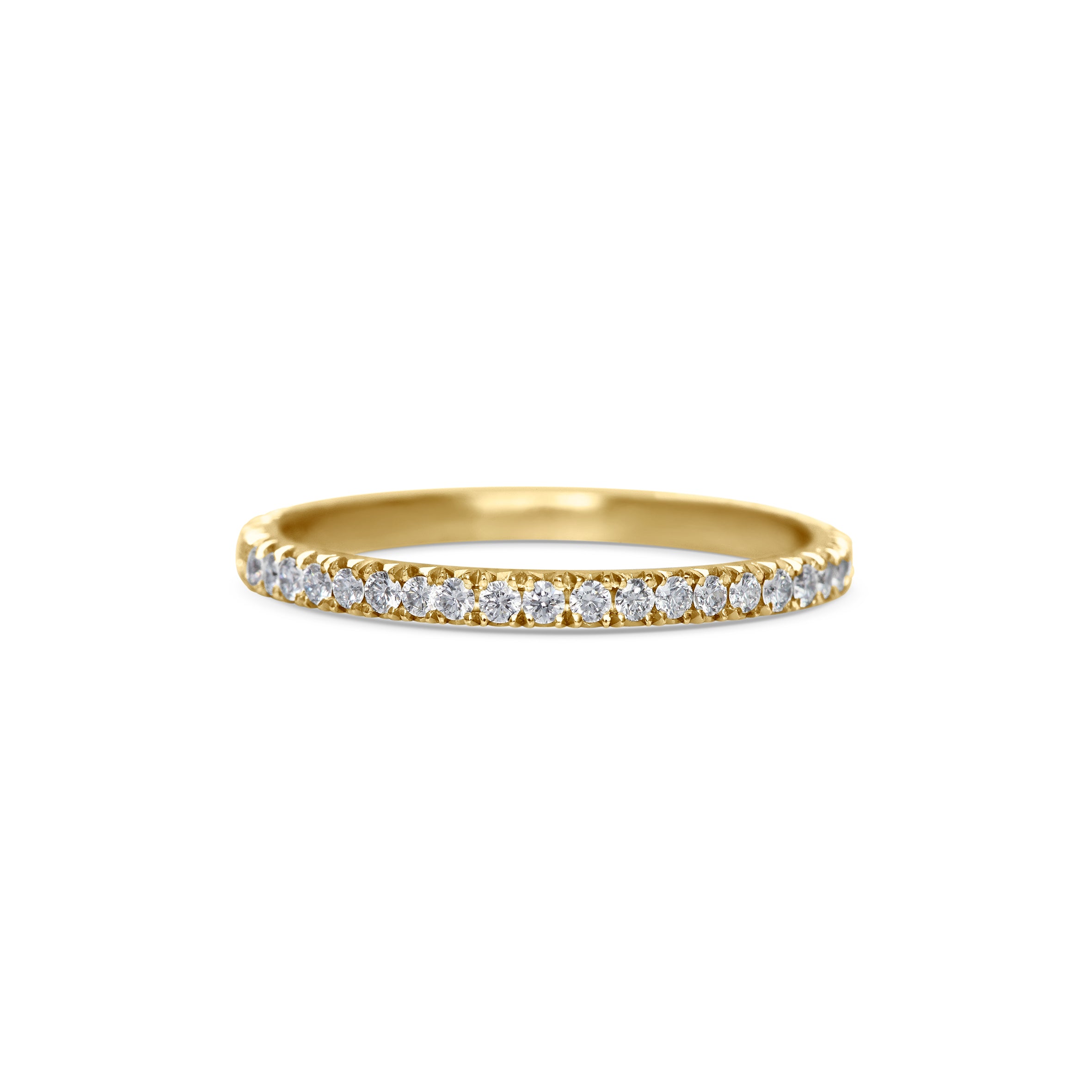 The Diamond Circulum Band - 1.5mm by East London jeweller Rachel Boston | Discover our collections of unique and timeless engagement rings, wedding rings, and modern fine jewellery.