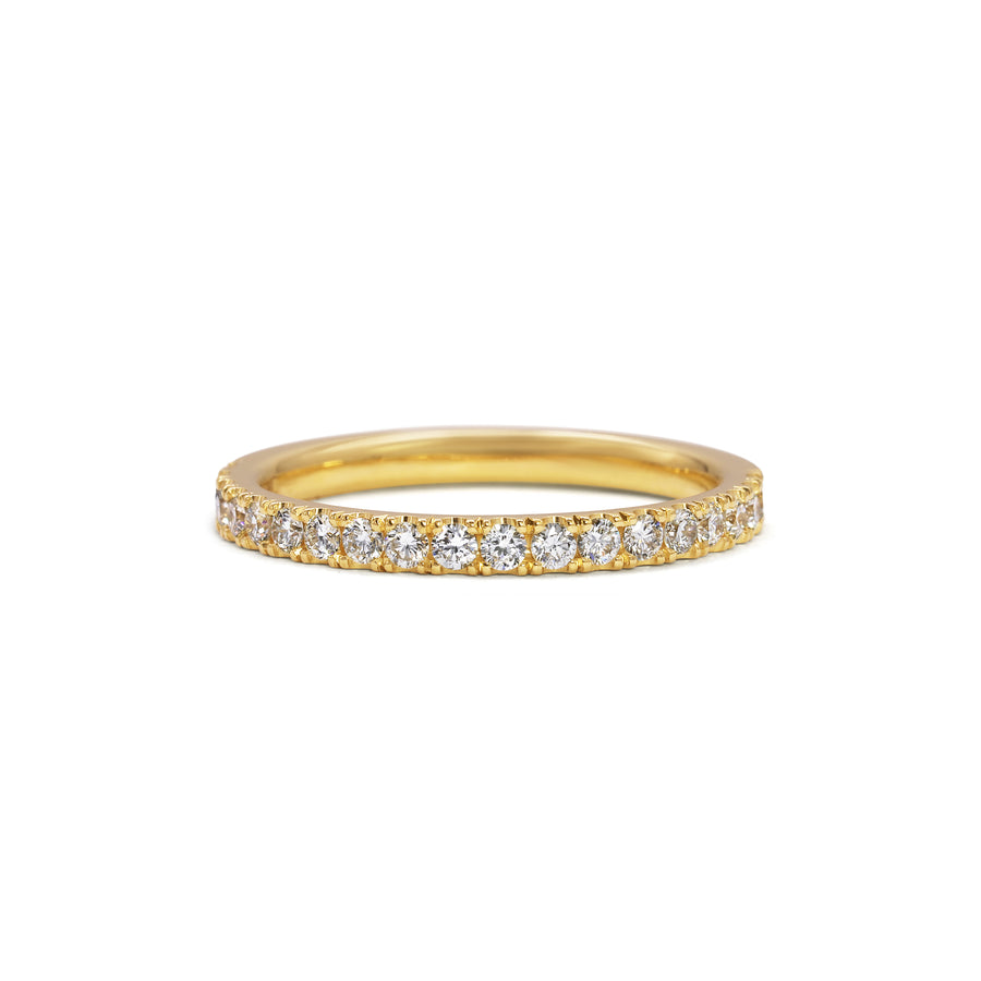 The Diamond Circulum Band - 2mm by East London jeweller Rachel Boston | Discover our collections of unique and timeless engagement rings, wedding rings, and modern fine jewellery. - Rachel Boston Jewellery