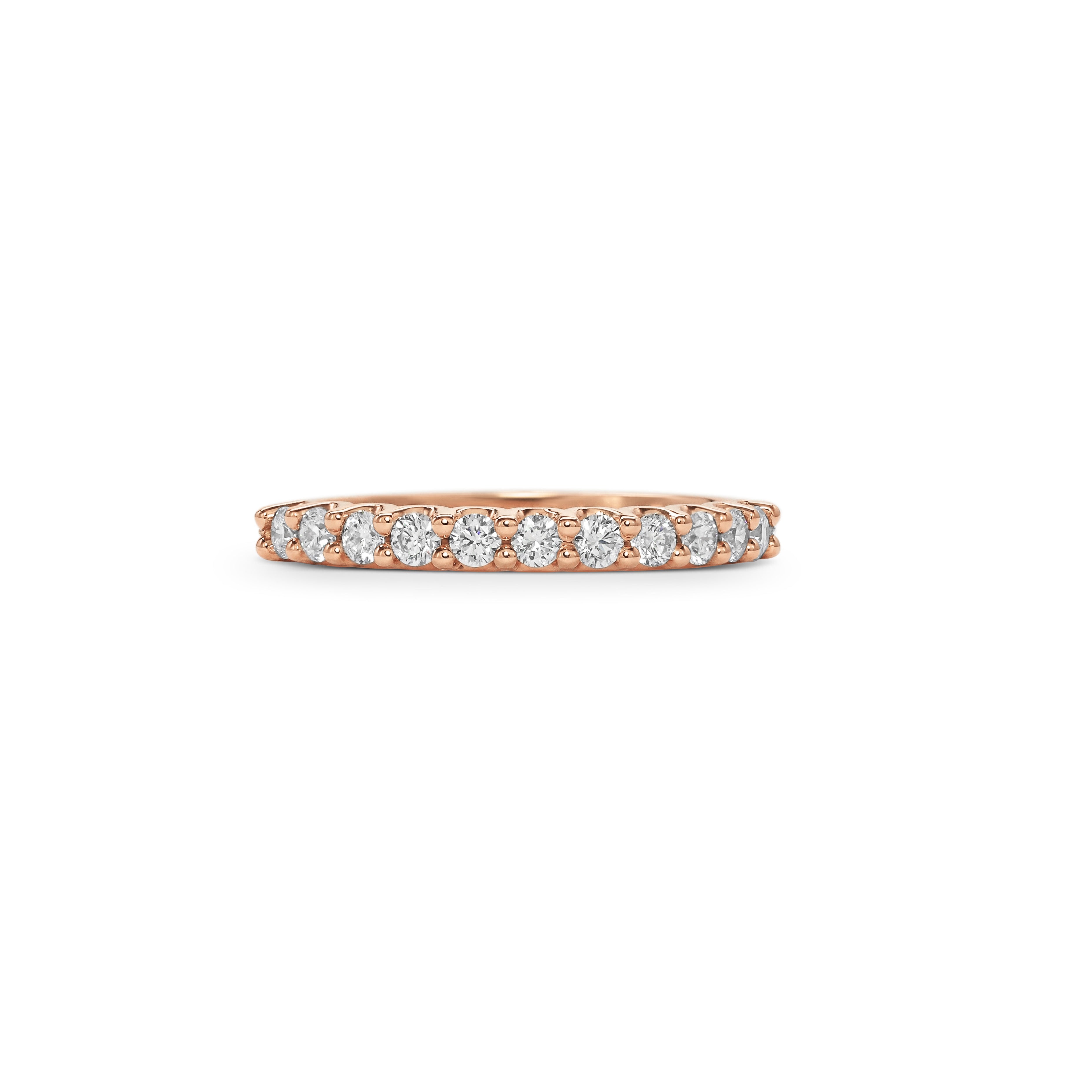 The Diamond Scallop Band - 2.5mm by East London jeweller Rachel Boston | Discover our collections of unique and timeless engagement rings, wedding rings, and modern fine jewellery.
