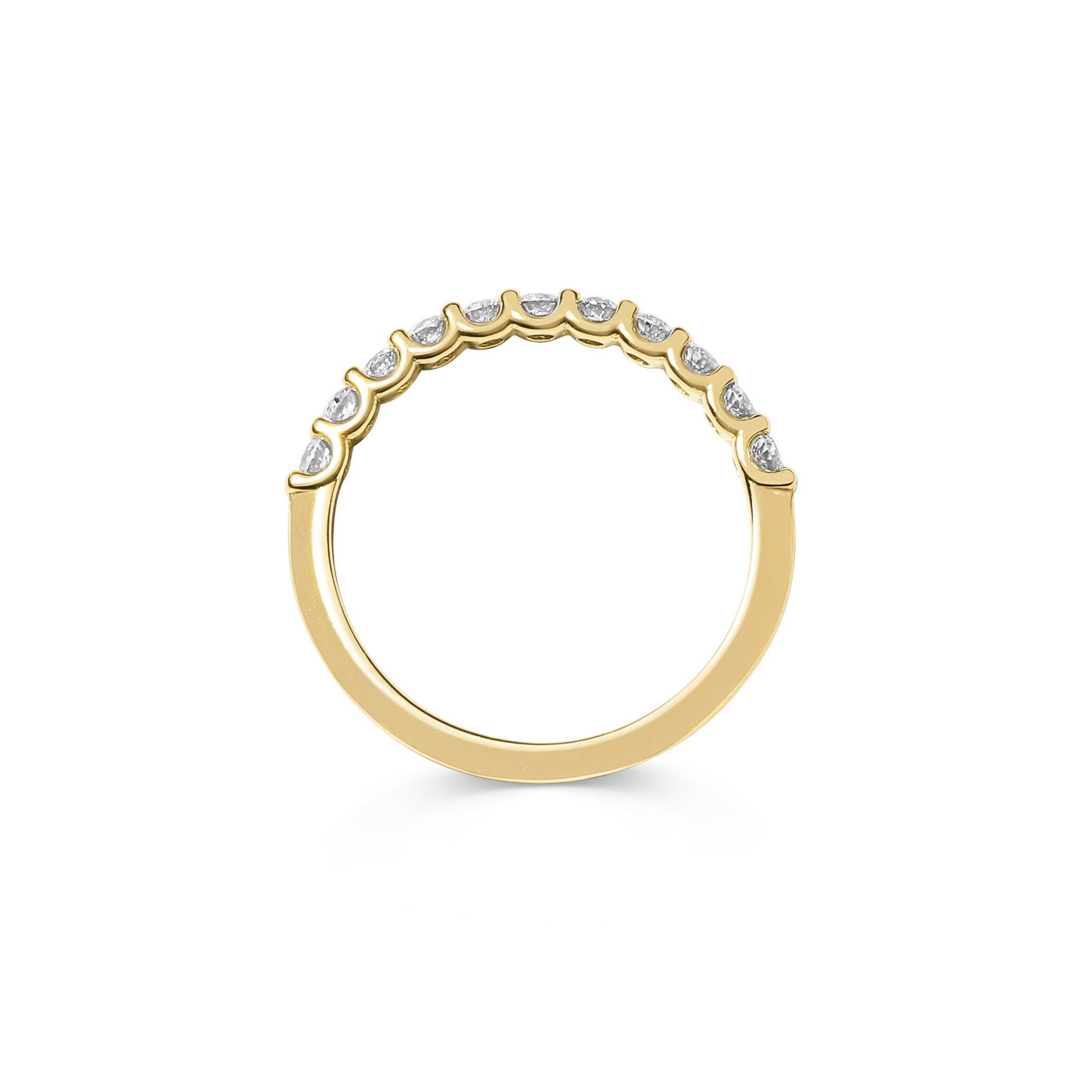 The Diamond Scallop Band - 2.5mm by East London jeweller Rachel Boston | Discover our collections of unique and timeless engagement rings, wedding rings, and modern fine jewellery.