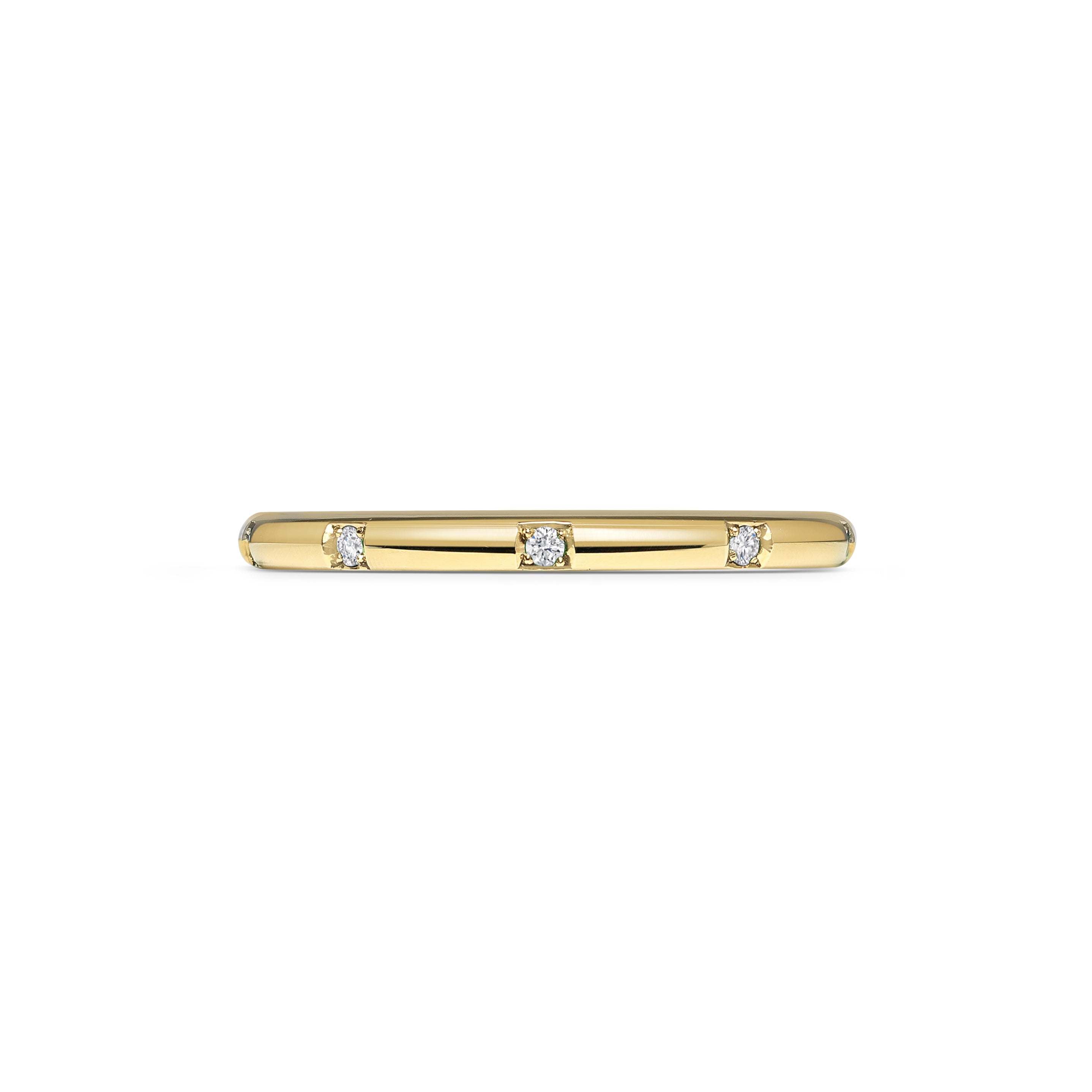 The Dotted Halo Band - White Diamonds by East London jeweller Rachel Boston | Discover our collections of unique and timeless engagement rings, wedding rings, and modern fine jewellery.
