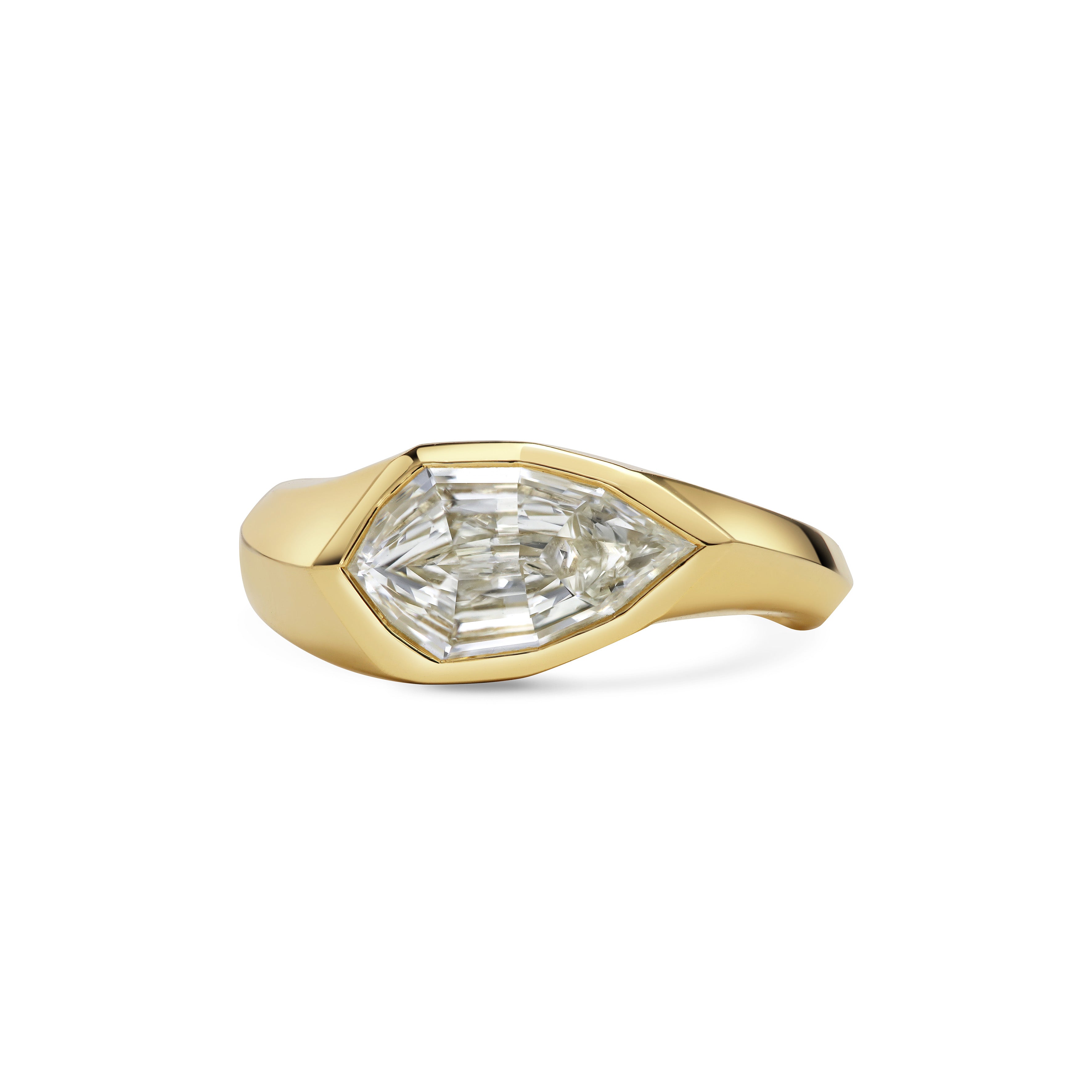 The DRIFT Ring by East London jeweller Rachel Boston | Discover our collections of unique and timeless engagement rings, wedding rings, and modern fine jewellery.