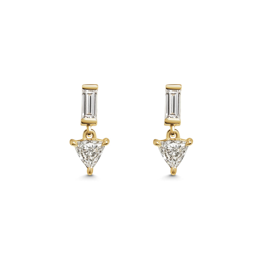 The Droplet Earrings by East London jeweller Rachel Boston | Discover our collections of unique and timeless engagement rings, wedding rings, and modern fine jewellery. - Rachel Boston Jewellery
