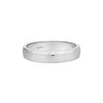 Engraved Chevron Band - 4mm