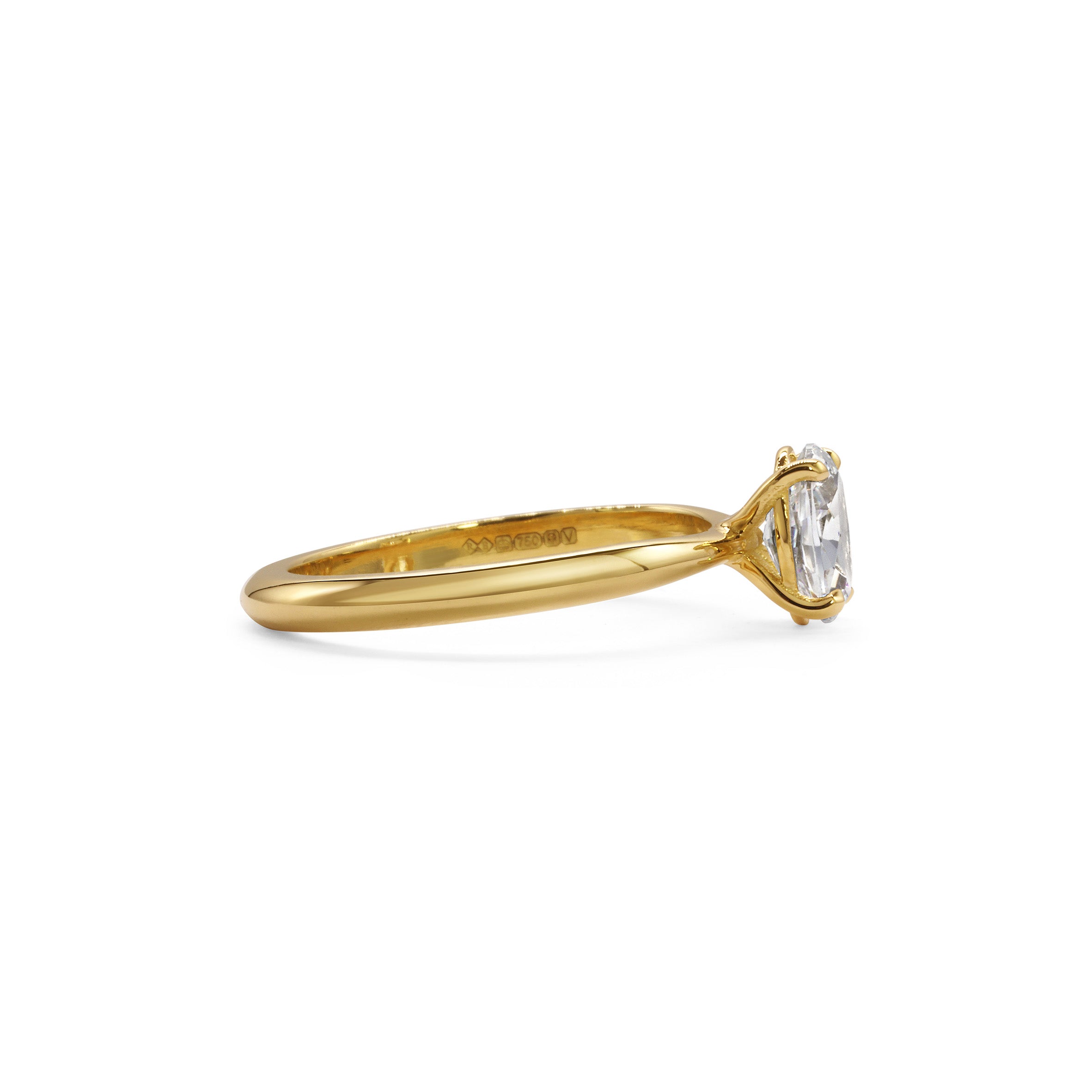 The Erin Ring by East London jeweller Rachel Boston | Discover our collections of unique and timeless engagement rings, wedding rings, and modern fine jewellery.