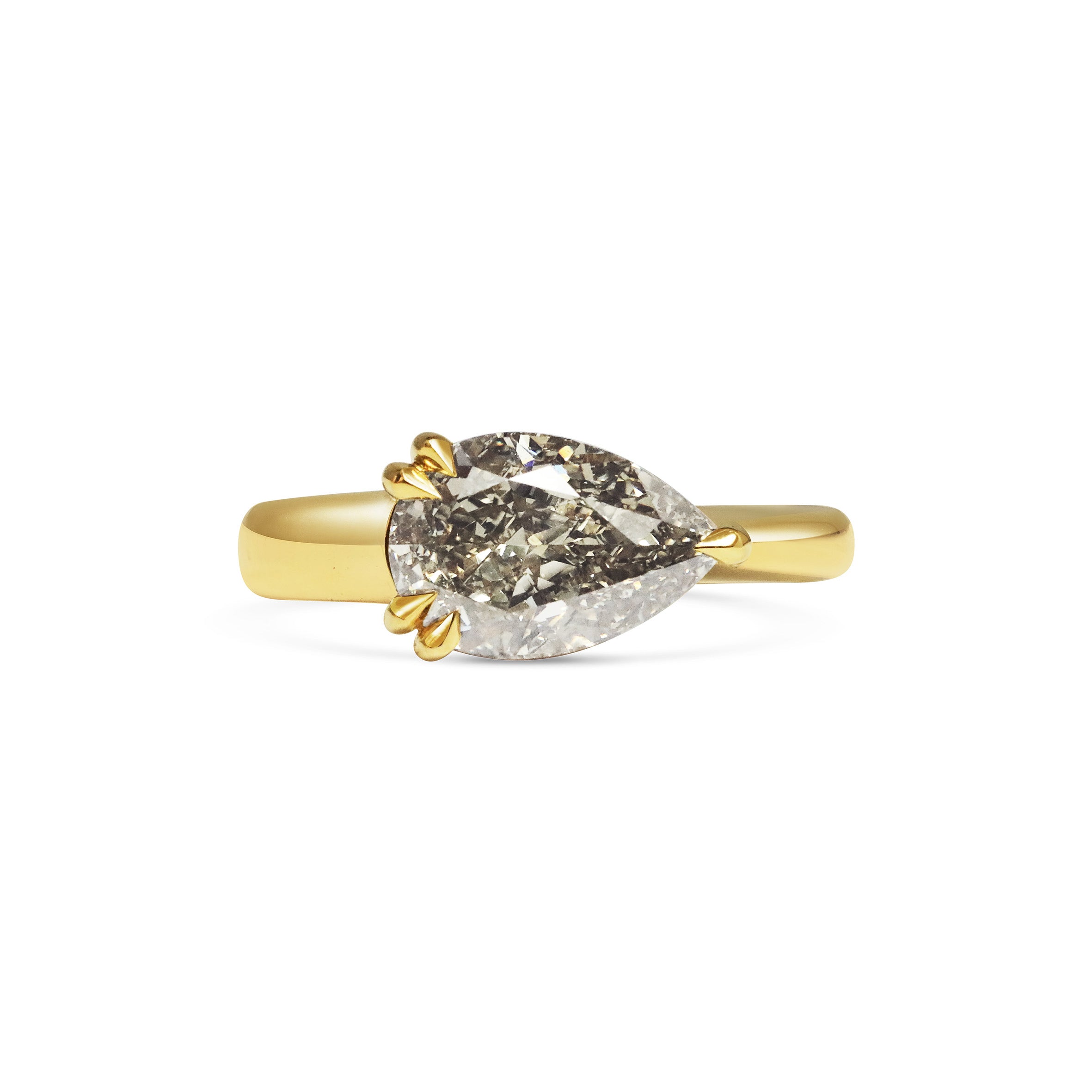 The X - Erriapus Ring by East London jeweller Rachel Boston | Discover our collections of unique and timeless engagement rings, wedding rings, and modern fine jewellery.
