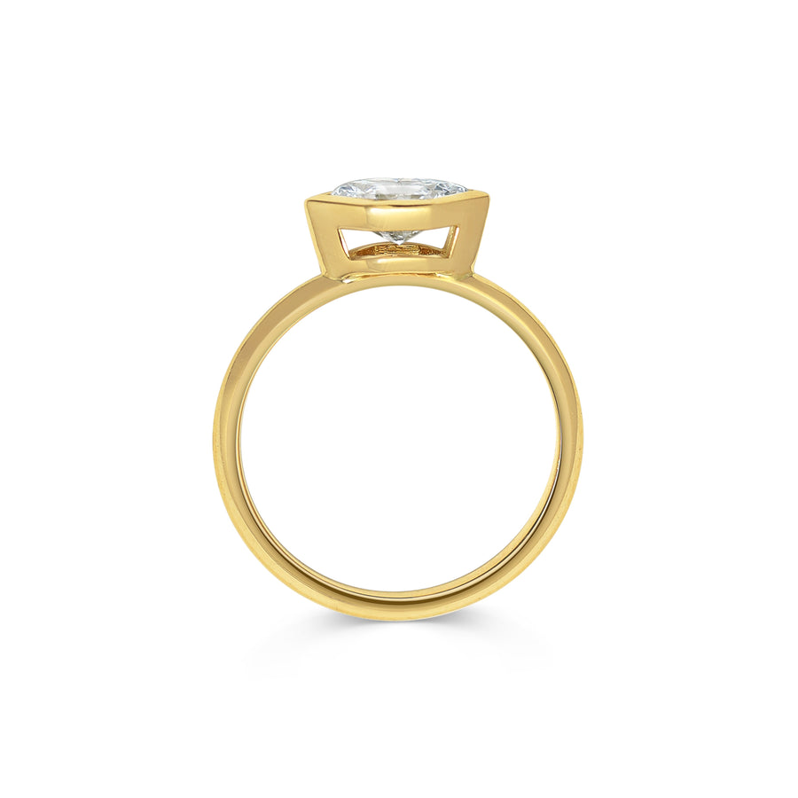 The Evie Ring by East London jeweller Rachel Boston | Discover our collections of unique and timeless engagement rings, wedding rings, and modern fine jewellery. - Rachel Boston Jewellery