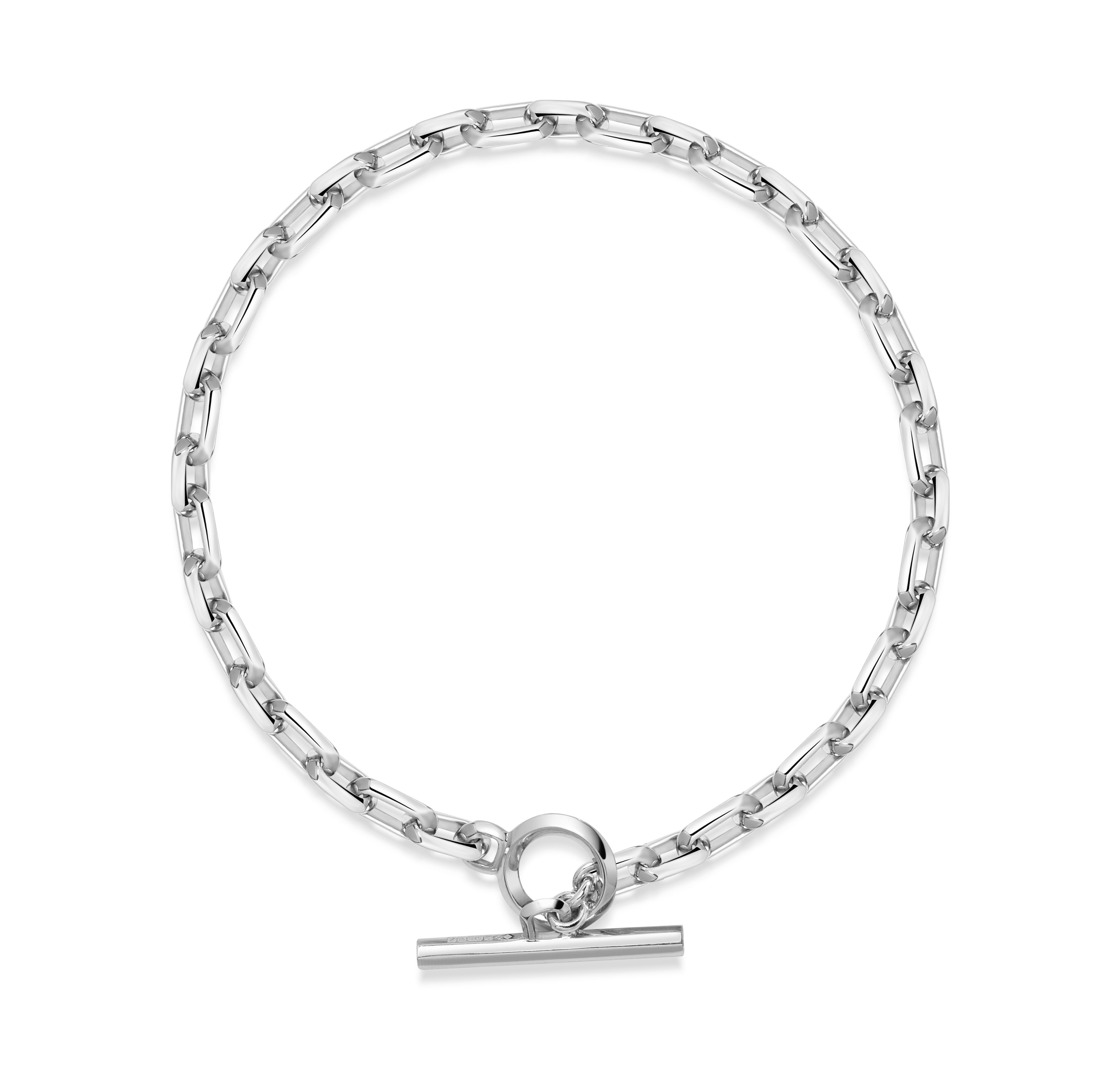 The Fine Knife Edge Bracelet by East London jeweller Rachel Boston | Discover our collections of unique and timeless engagement rings, wedding rings, and modern fine jewellery.