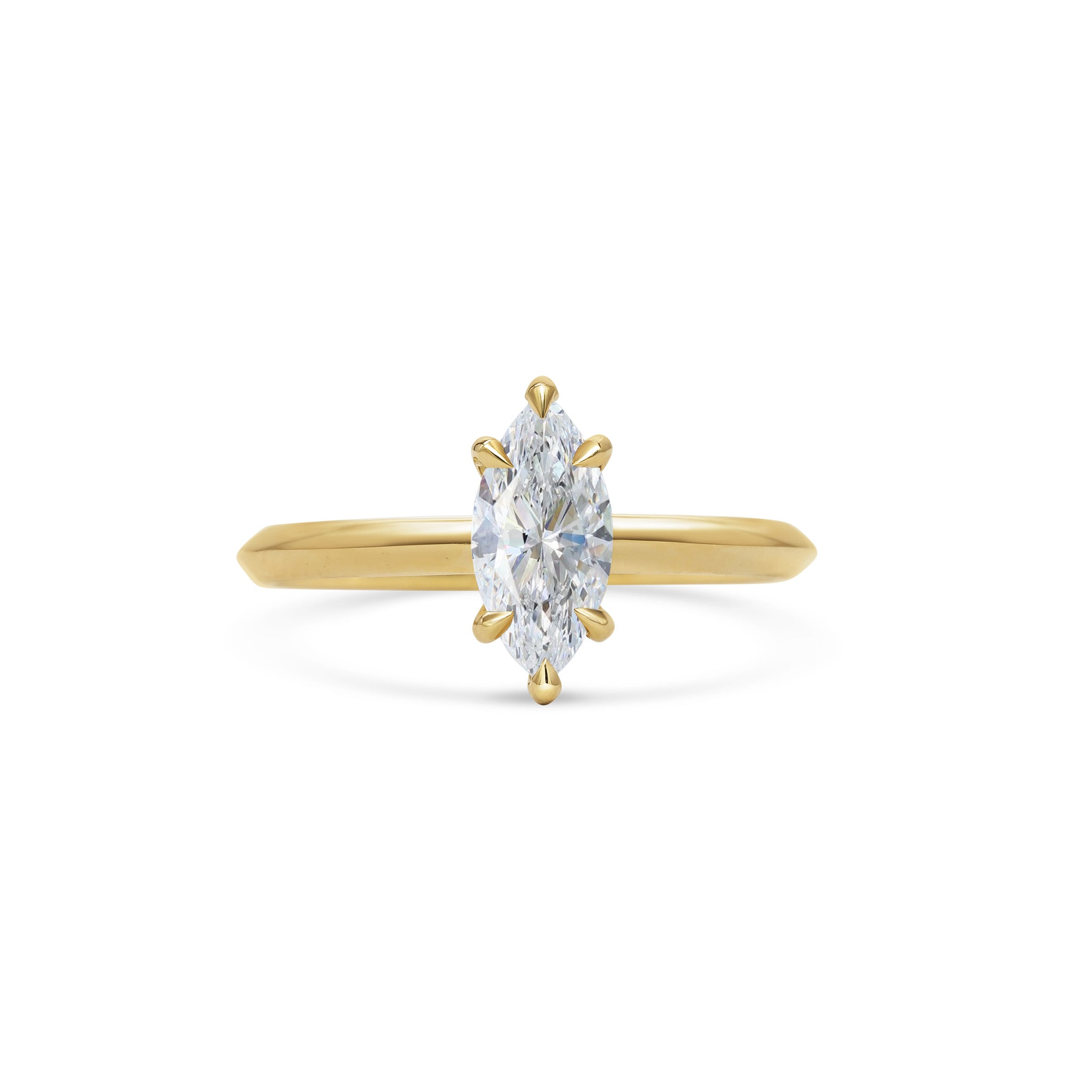 The Grace Ring - Marquise Cut by East London jeweller Rachel Boston | Discover our collections of unique and timeless engagement rings, wedding rings, and modern fine jewellery.