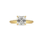 Grace with Diamonds Ring - Asscher Cut