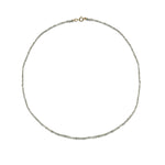 X - Grey Diamond Bead Necklace