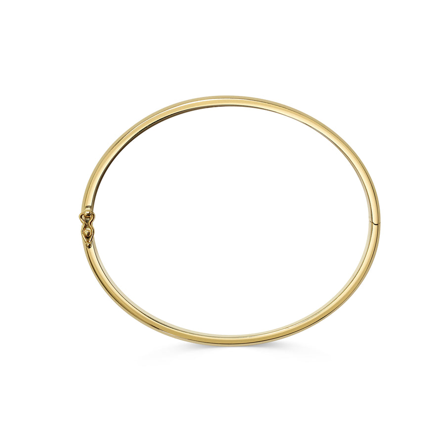 The Heavy Triple Knife Edge Bangle by East London jeweller Rachel Boston | Discover our collections of unique and timeless engagement rings, wedding rings, and modern fine jewellery. - Rachel Boston Jewellery