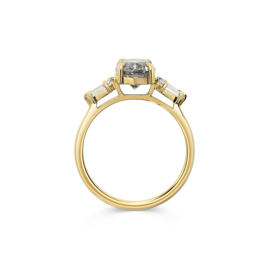 The X - Horae Ring by East London jeweller Rachel Boston | Discover our collections of unique and timeless engagement rings, wedding rings, and modern fine jewellery. - Rachel Boston Jewellery