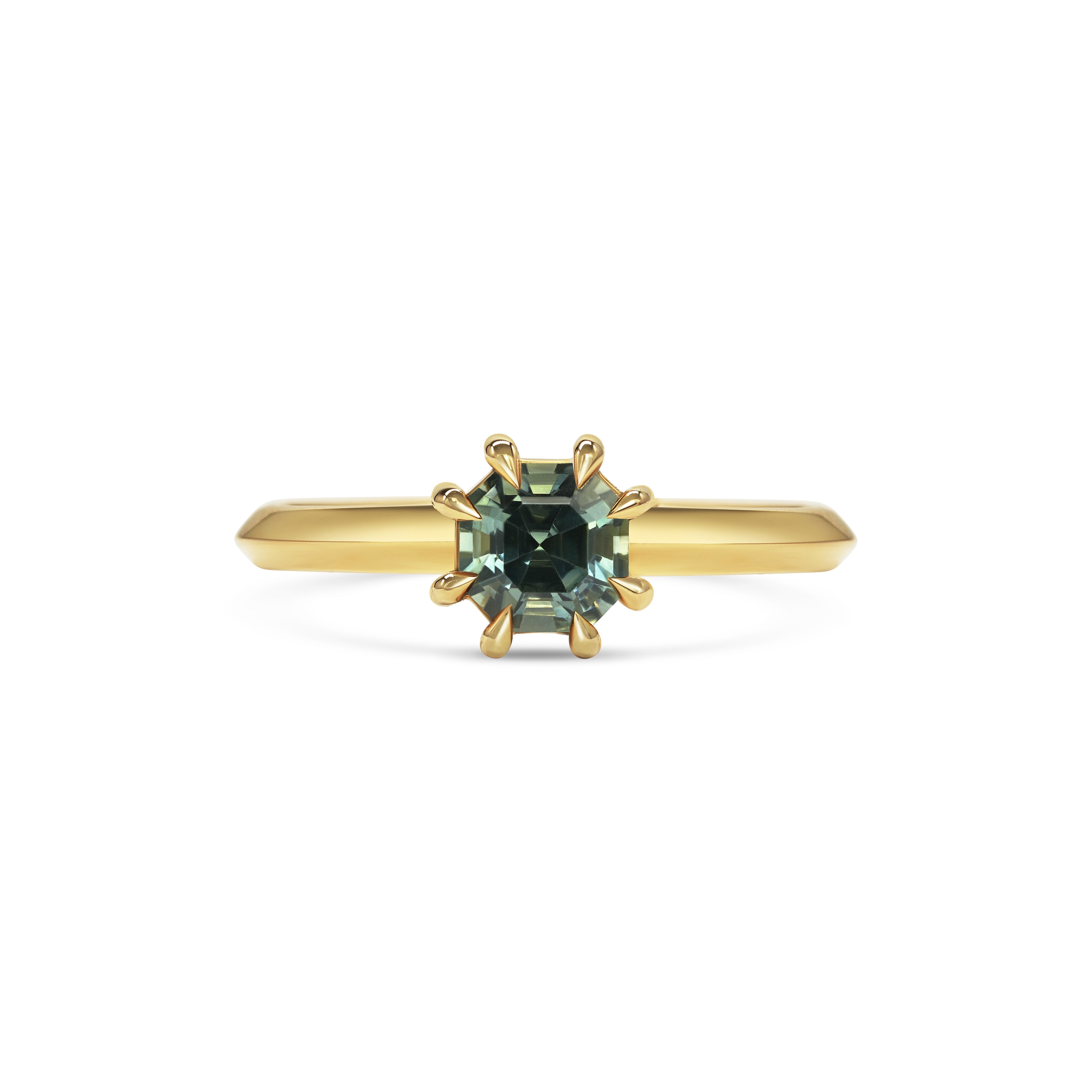 The X - Igara Ring by East London jeweller Rachel Boston | Discover our collections of unique and timeless engagement rings, wedding rings, and modern fine jewellery.