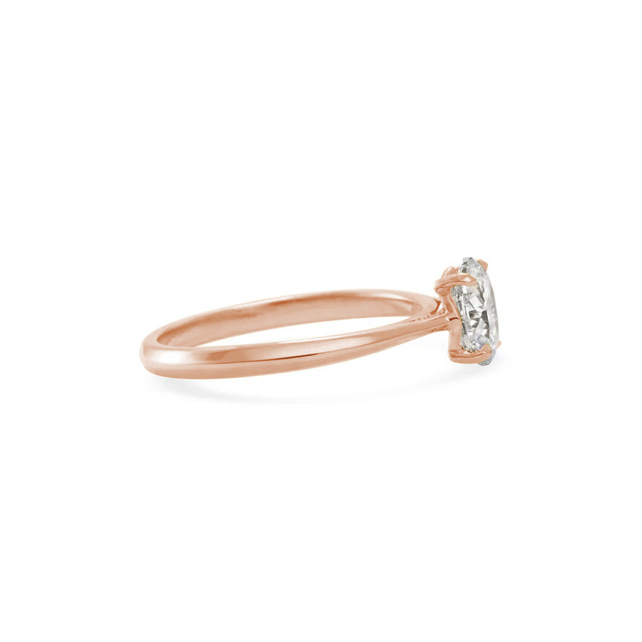 The Joy Ring - Oval Cut by East London jeweller Rachel Boston | Discover our collections of unique and timeless engagement rings, wedding rings, and modern fine jewellery.