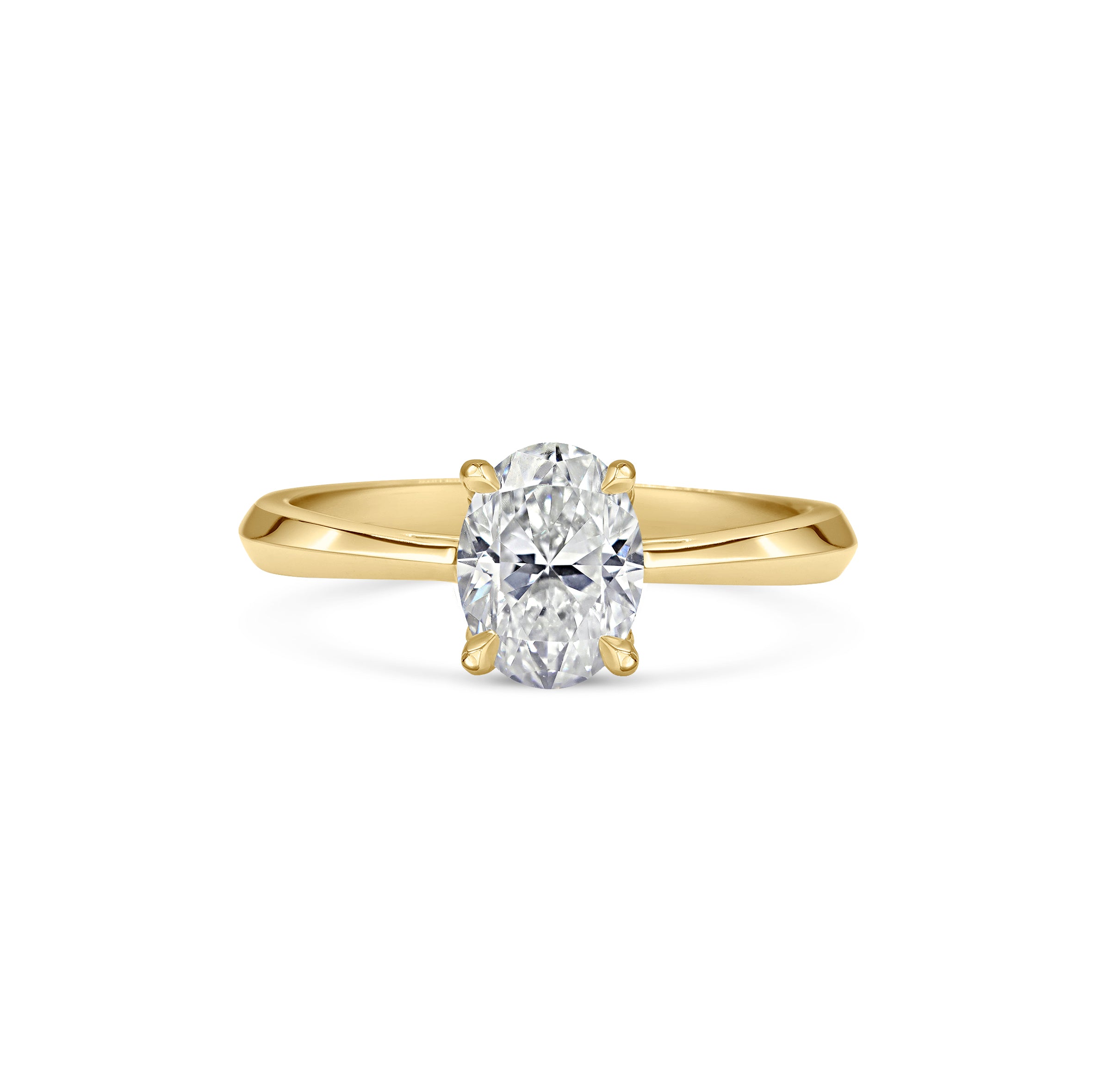 The Joy Ring - Oval Cut by East London jeweller Rachel Boston | Discover our collections of unique and timeless engagement rings, wedding rings, and modern fine jewellery.