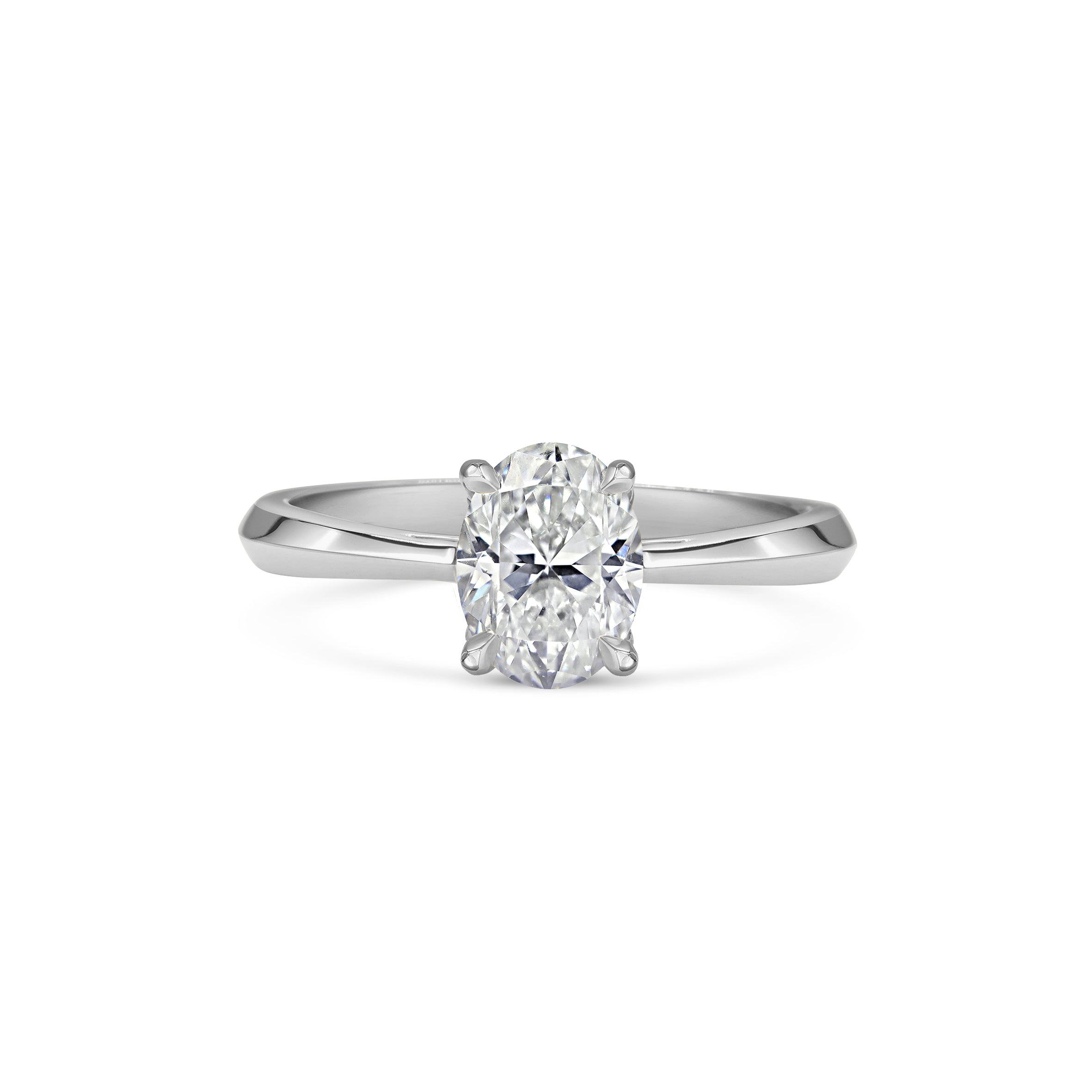 The Joy Ring - Oval Cut by East London jeweller Rachel Boston | Discover our collections of unique and timeless engagement rings, wedding rings, and modern fine jewellery.