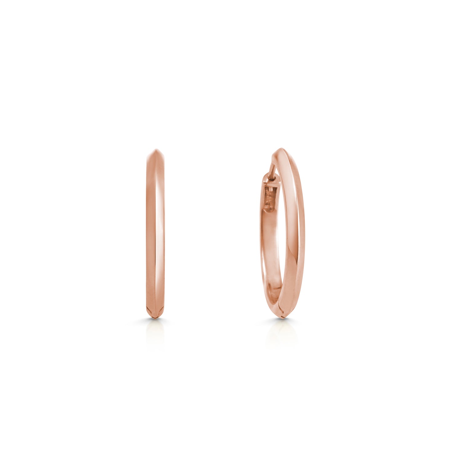 20mm Knife Edge Hoop Earrings · Rachel Boston