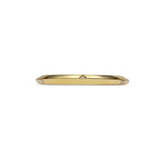 Knife Edge Diamond Studs Band - 2mm