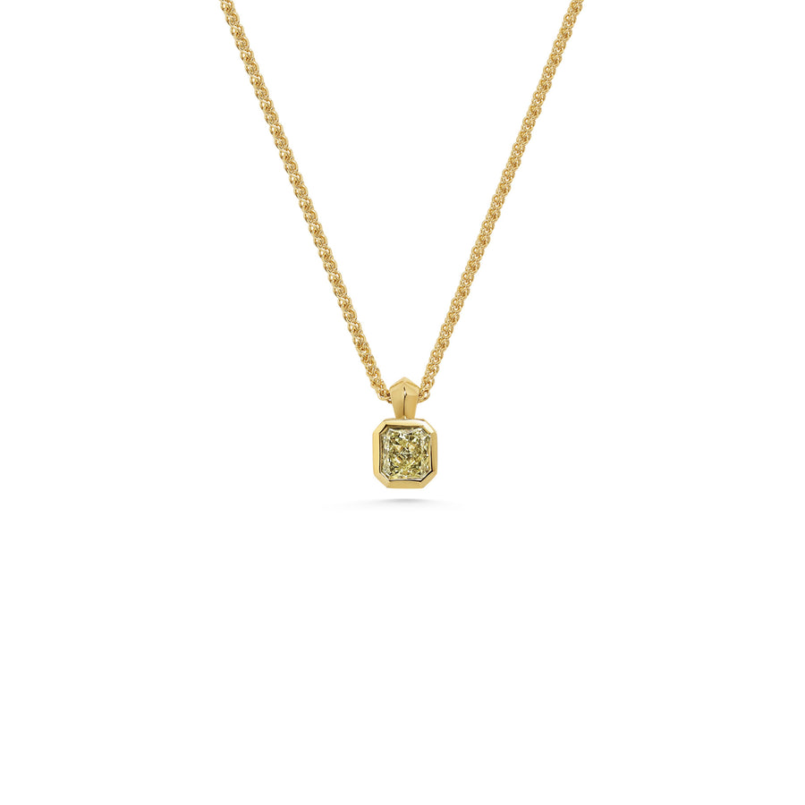 The X - Kusama Necklace - 0.43ct Yellow by East London jeweller Rachel Boston | Discover our collections of unique and timeless engagement rings, wedding rings, and modern fine jewellery. - Rachel Boston Jewellery