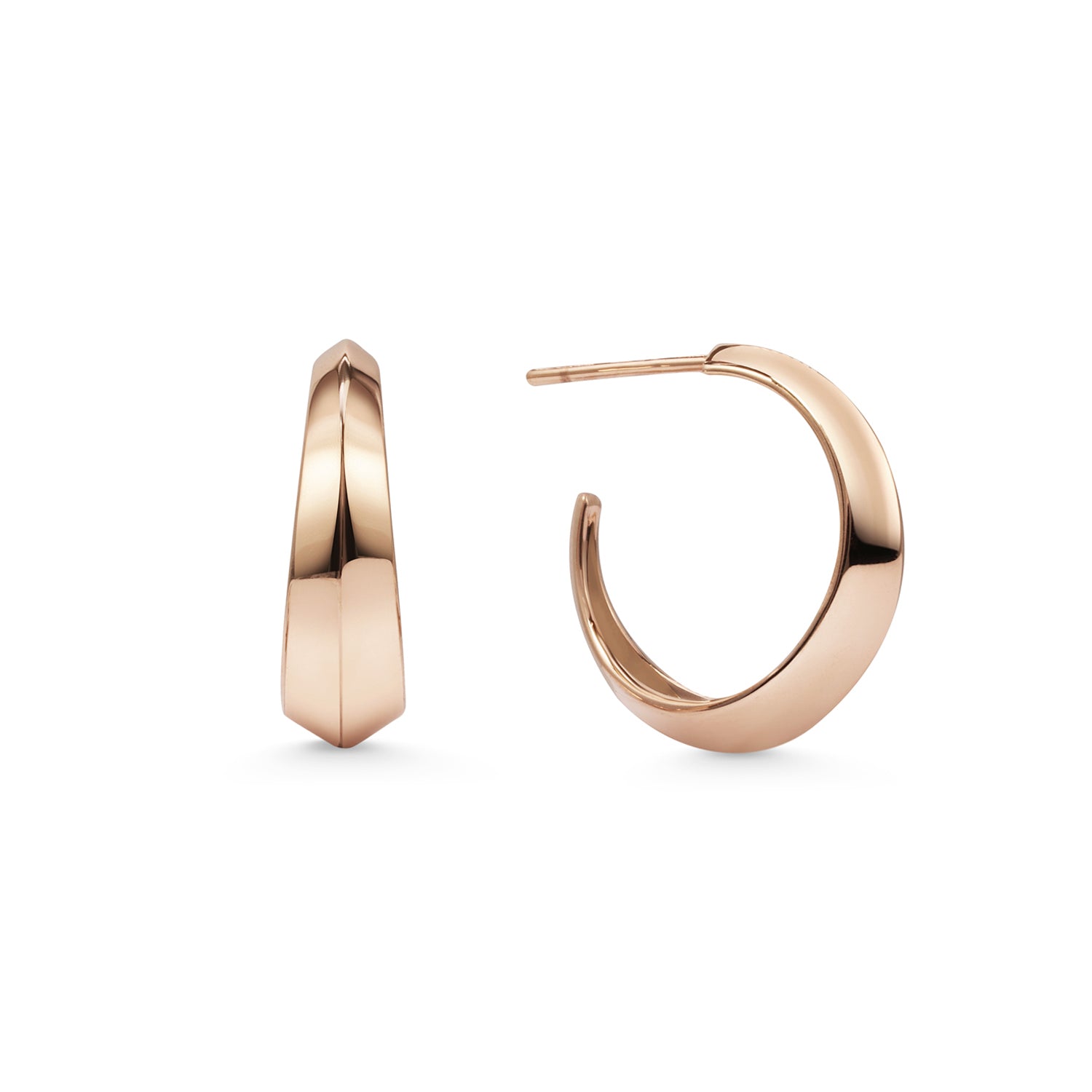The Laguz Hoop Earrings by East London jeweller Rachel Boston | Discover our collections of unique and timeless engagement rings, wedding rings, and modern fine jewellery.