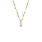 LARGE DROPLET PEARL NECKLACE
