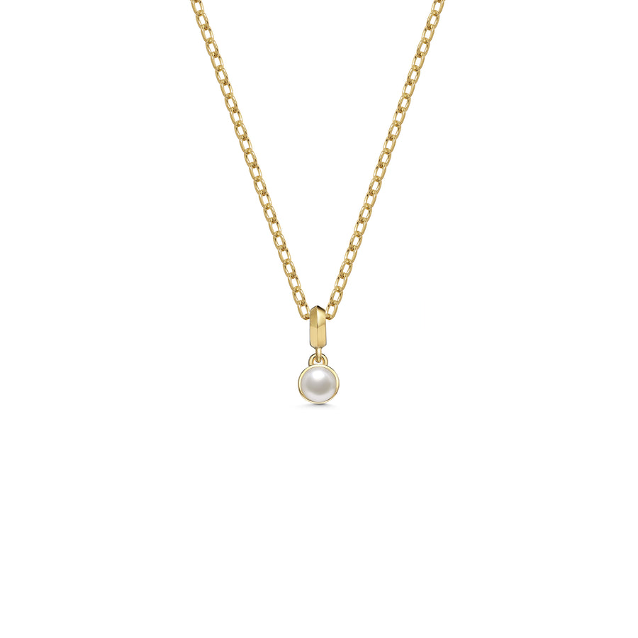 The LARGE DROPLET PEARL NECKLACE by East London jeweller Rachel Boston | Discover our collections of unique and timeless engagement rings, wedding rings, and modern fine jewellery. - Rachel Boston Jewellery