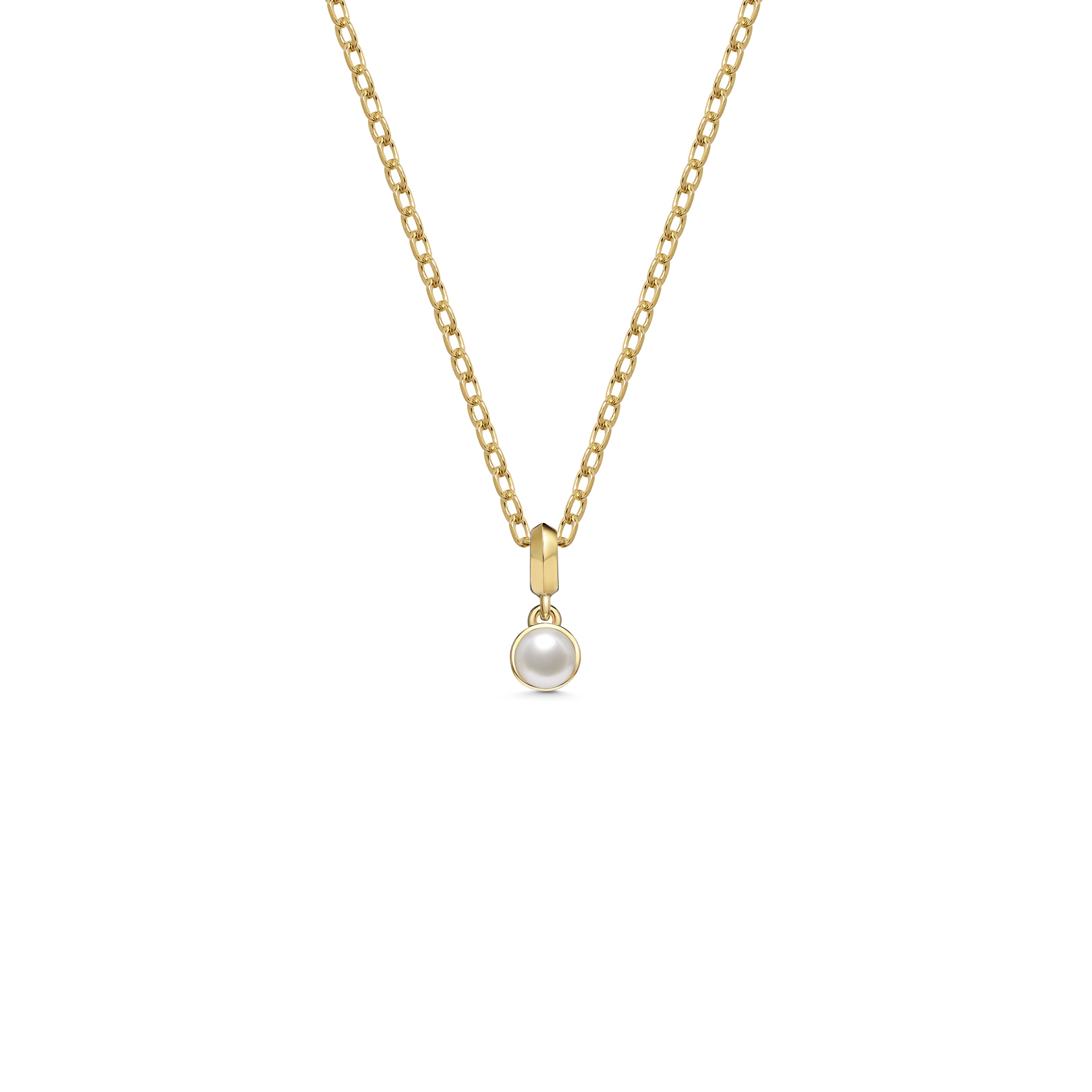 The Large Droplet Pearl Necklace by East London jeweller Rachel Boston | Discover our collections of unique and timeless engagement rings, wedding rings, and modern fine jewellery.
