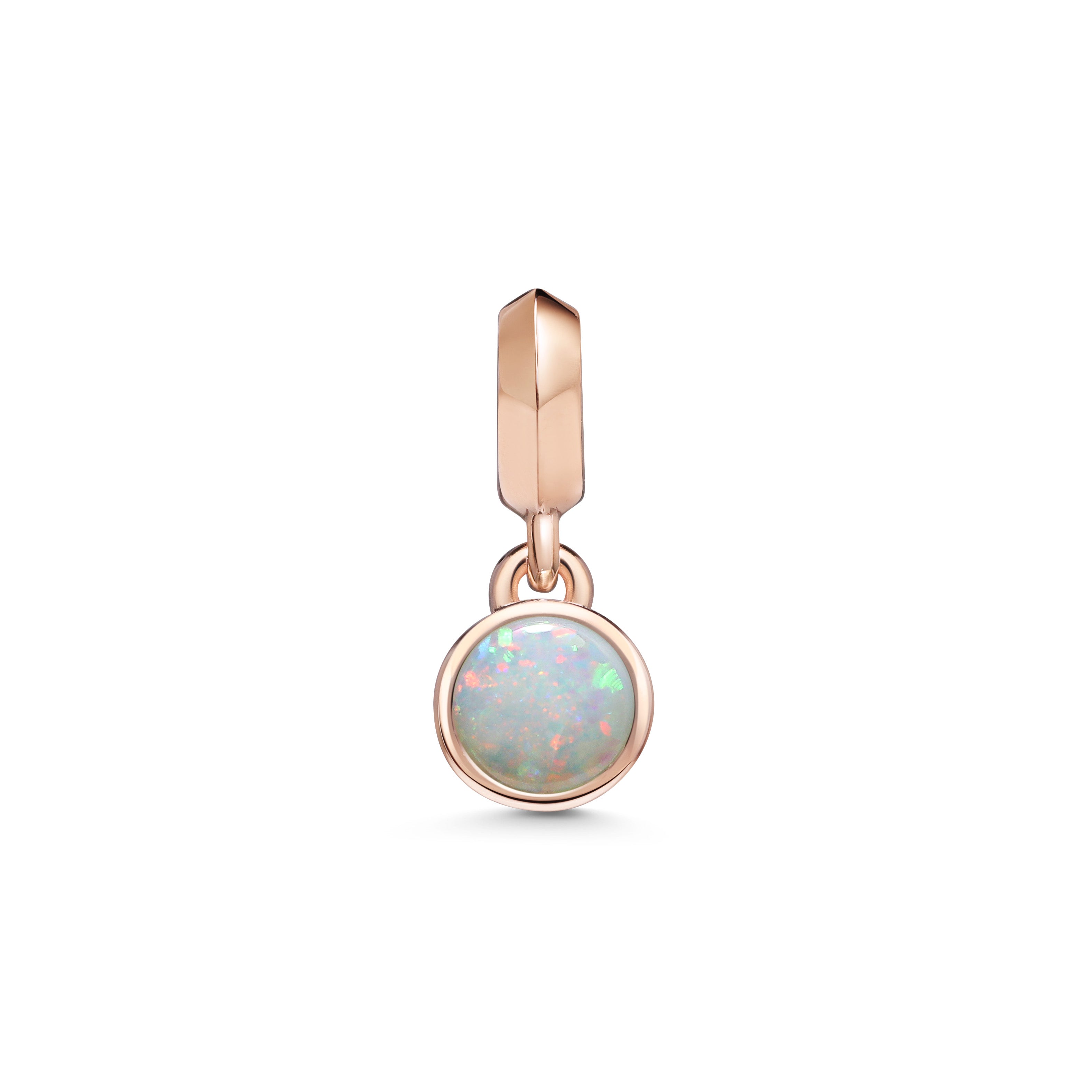 The Large Droplet Opal Necklace by East London jeweller Rachel Boston | Discover our collections of unique and timeless engagement rings, wedding rings, and modern fine jewellery.