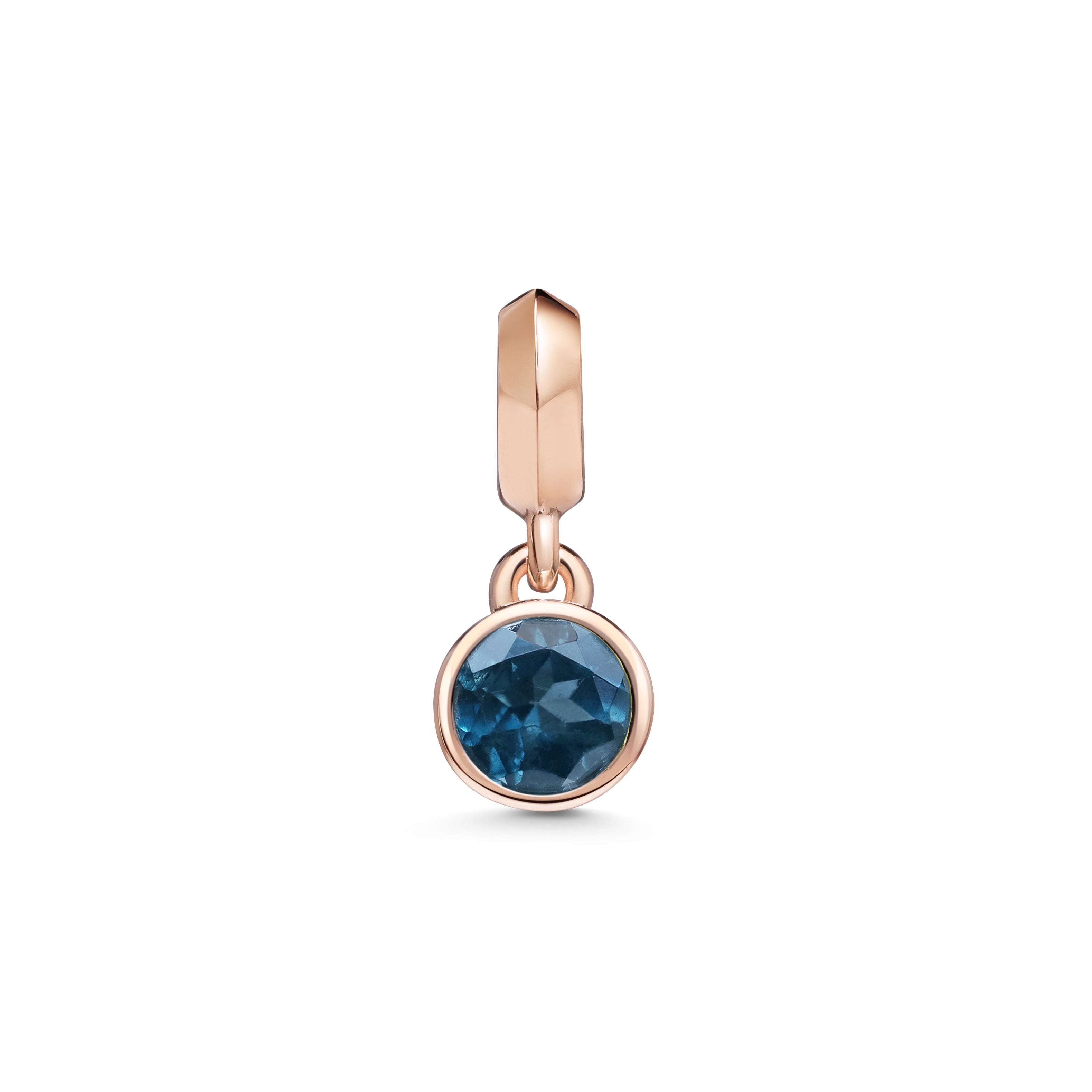 The Large Droplet Topaz Necklace by East London jeweller Rachel Boston | Discover our collections of unique and timeless engagement rings, wedding rings, and modern fine jewellery.