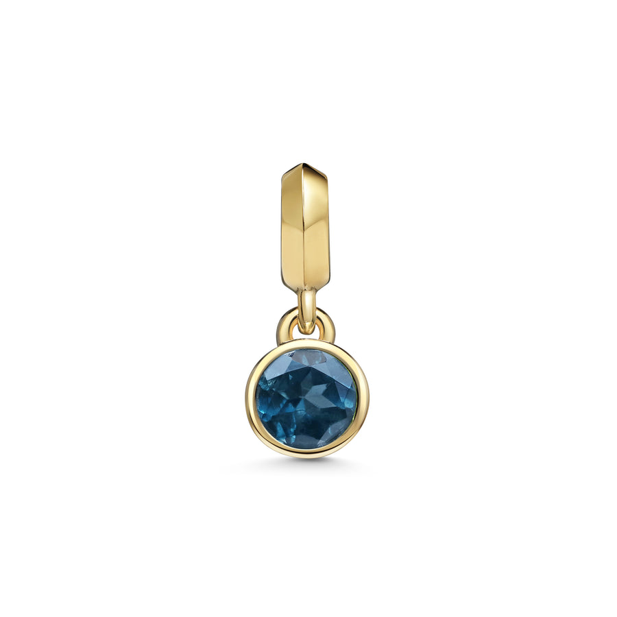 The LARGE DROPLET TOPAZ NECKLACE by East London jeweller Rachel Boston | Discover our collections of unique and timeless engagement rings, wedding rings, and modern fine jewellery. - Rachel Boston Jewellery