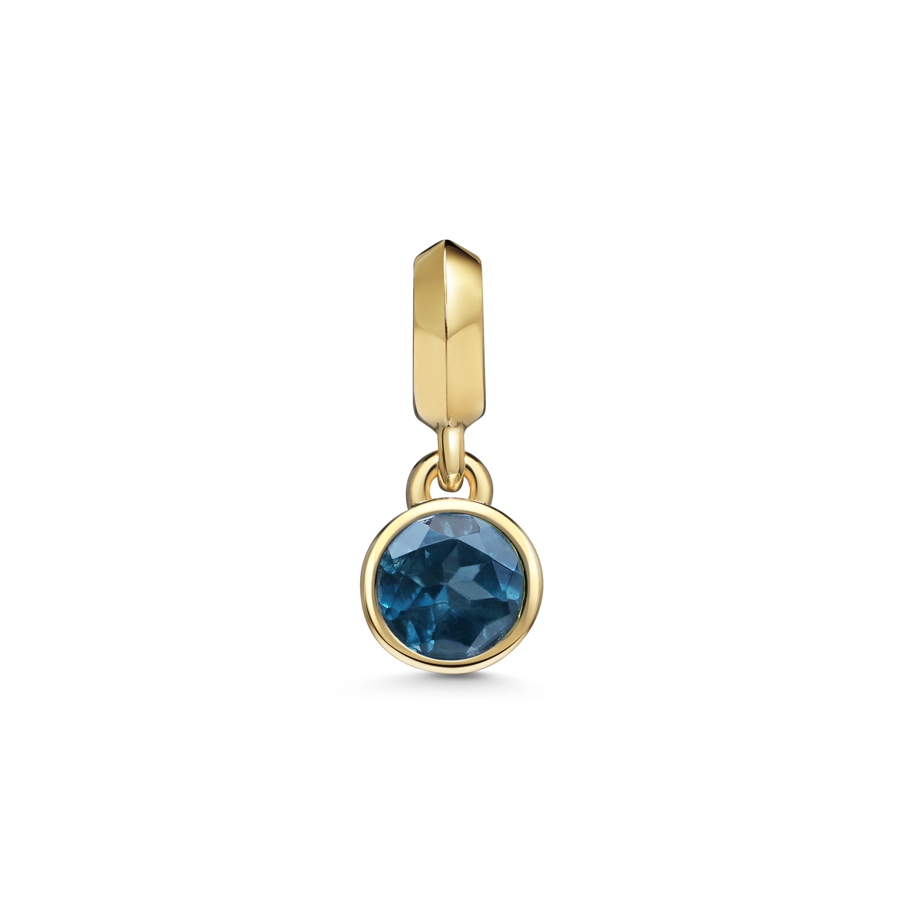 The Large Droplet Topaz Necklace by East London jeweller Rachel Boston | Discover our collections of unique and timeless engagement rings, wedding rings, and modern fine jewellery.
