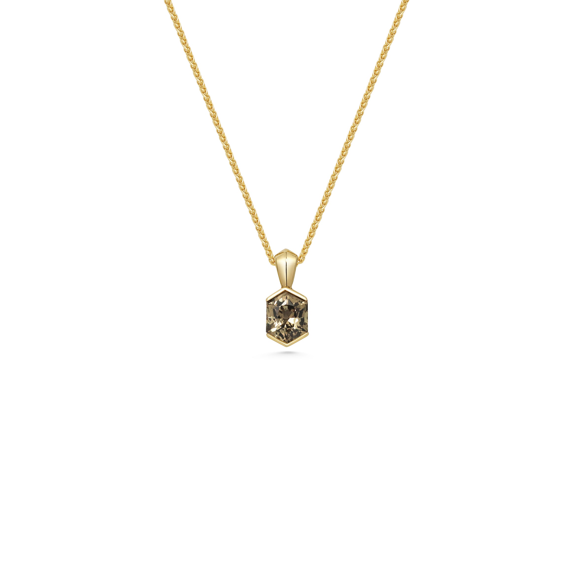 The X - Liber Necklace- 1.47ct by East London jeweller Rachel Boston | Discover our collections of unique and timeless engagement rings, wedding rings, and modern fine jewellery.