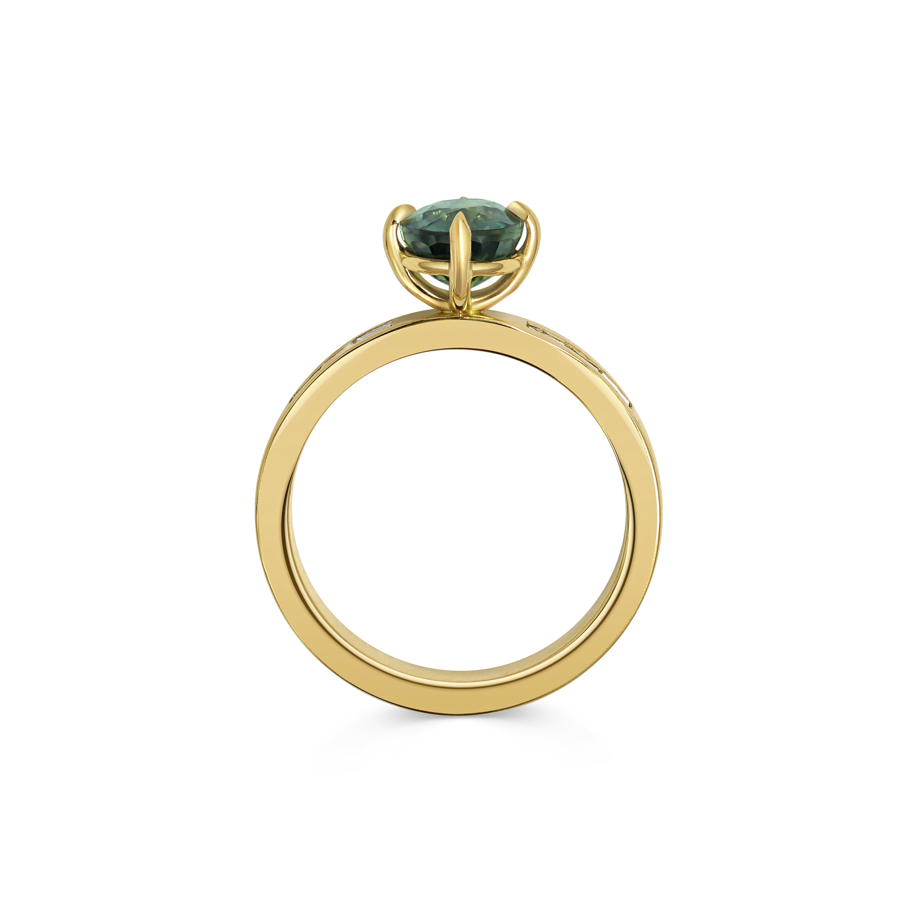 The X - Litanie Ring by East London jeweller Rachel Boston | Discover our collections of unique and timeless engagement rings, wedding rings, and modern fine jewellery.