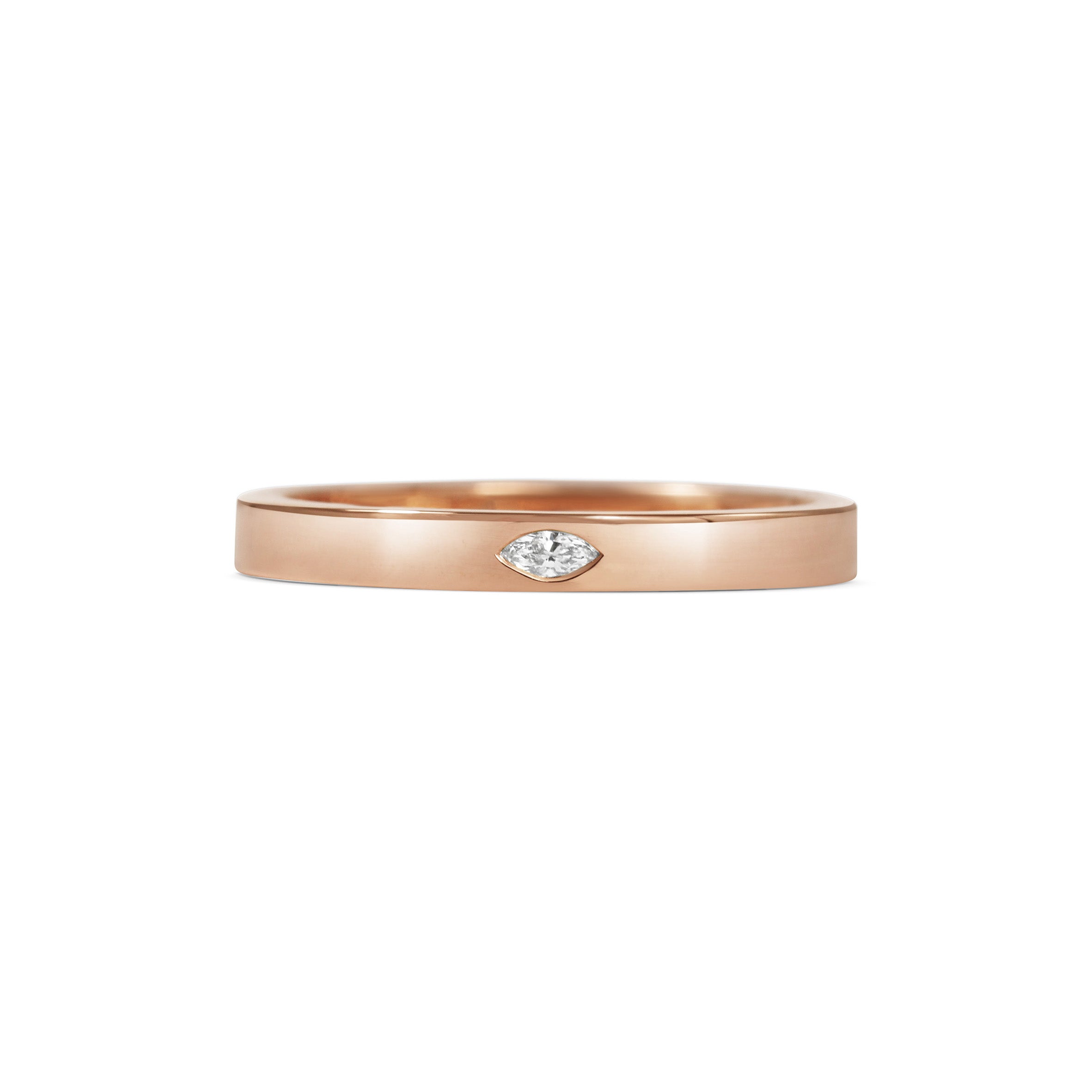 The Little Marquise Ring by East London jeweller Rachel Boston | Discover our collections of unique and timeless engagement rings, wedding rings, and modern fine jewellery.