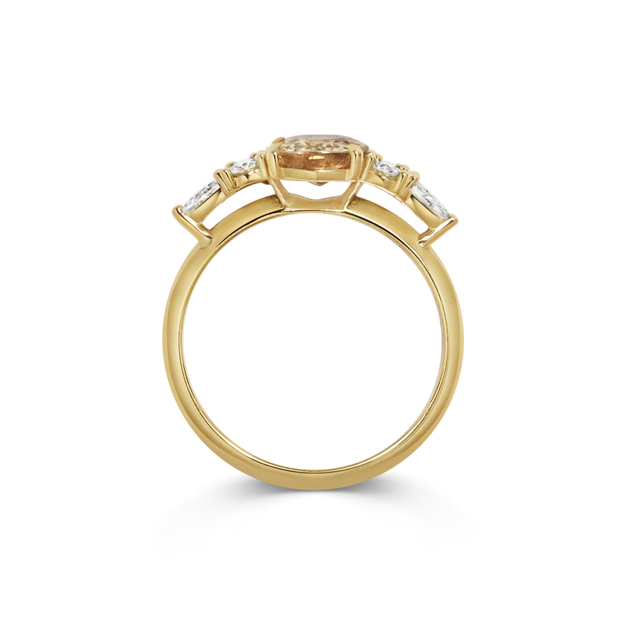 The Losada Ring by East London jeweller Rachel Boston | Discover our collections of unique and timeless engagement rings, wedding rings, and modern fine jewellery. - Rachel Boston Jewellery