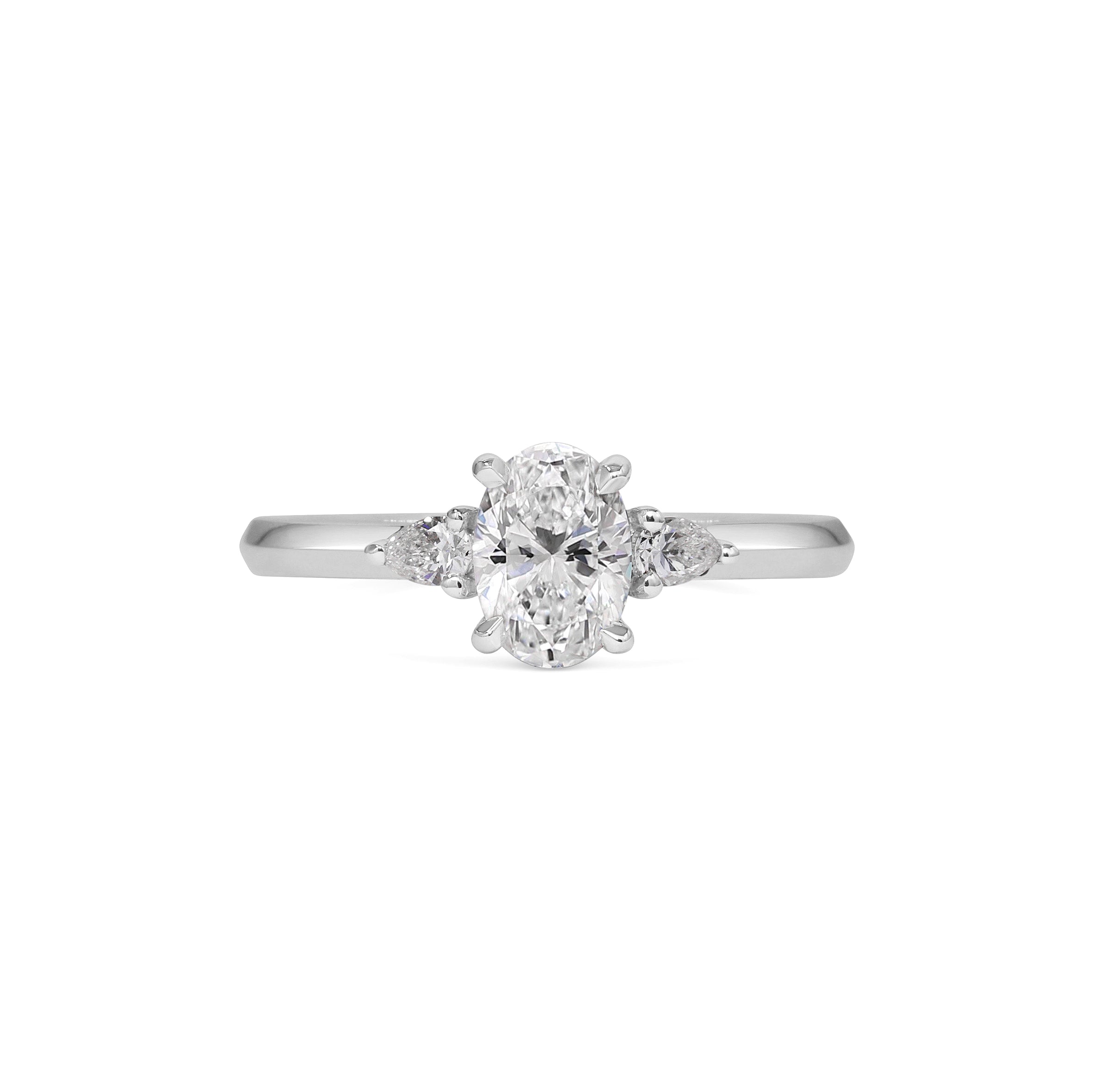 The Lucille Ring by East London jeweller Rachel Boston | Discover our collections of unique and timeless engagement rings, wedding rings, and modern fine jewellery.