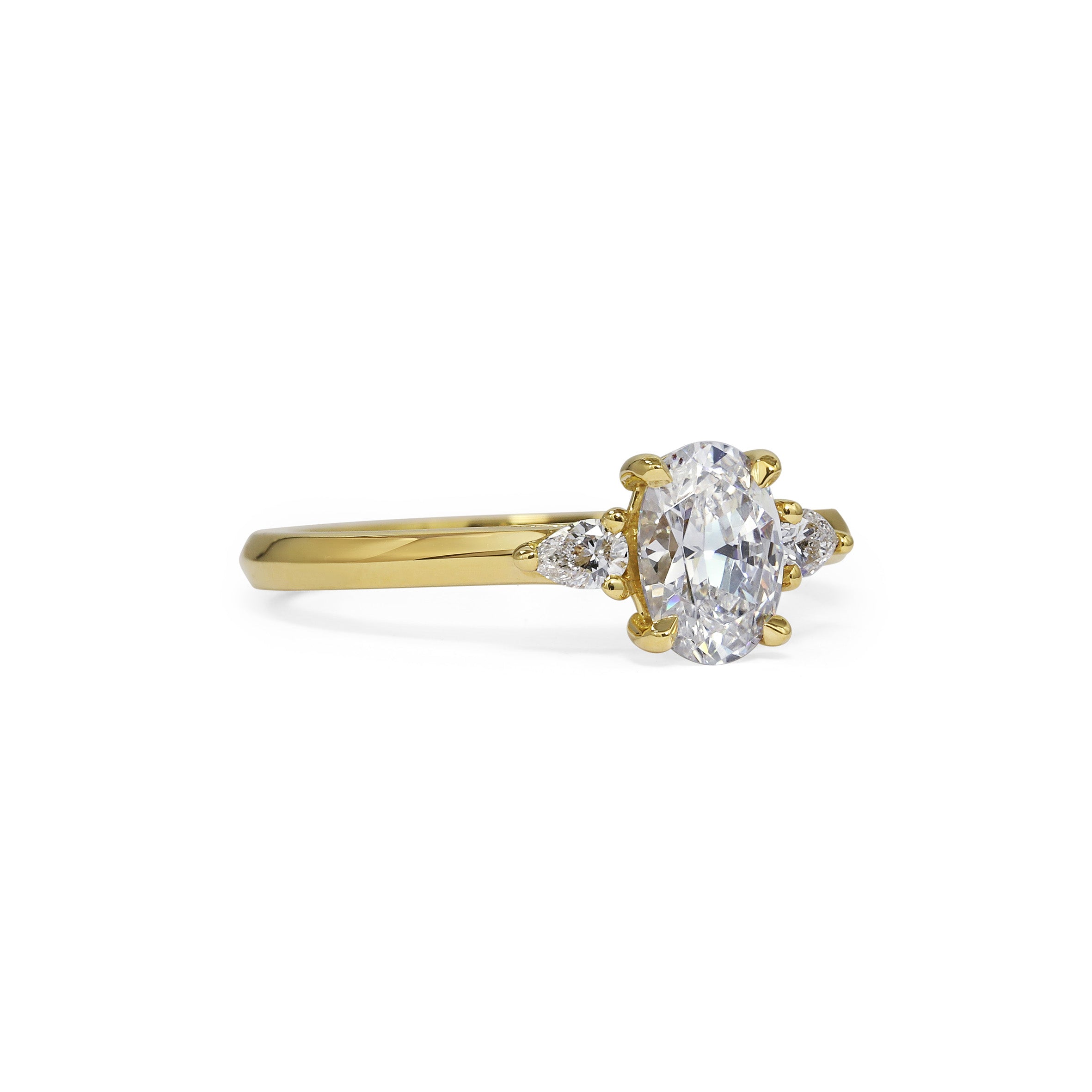 The Lucille Ring by East London jeweller Rachel Boston | Discover our collections of unique and timeless engagement rings, wedding rings, and modern fine jewellery.