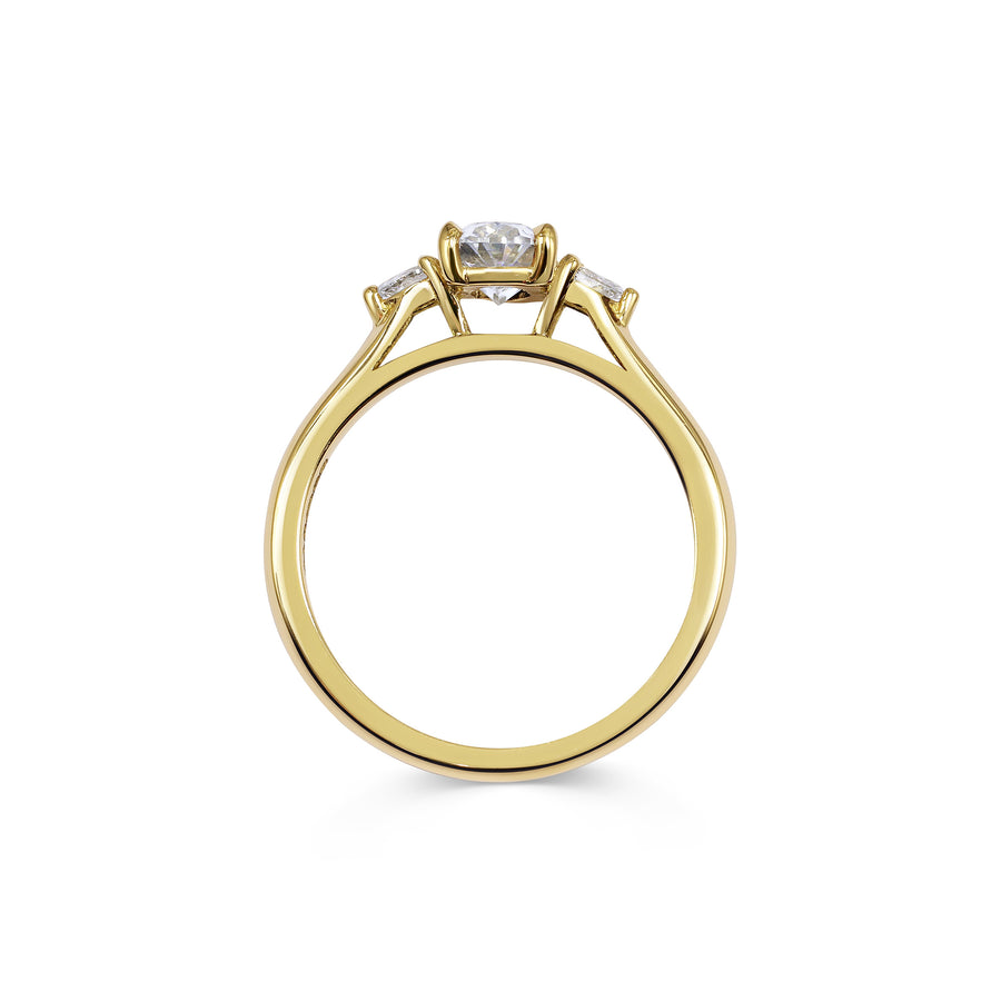 The Lucille Ring by East London jeweller Rachel Boston | Discover our collections of unique and timeless engagement rings, wedding rings, and modern fine jewellery. - Rachel Boston Jewellery