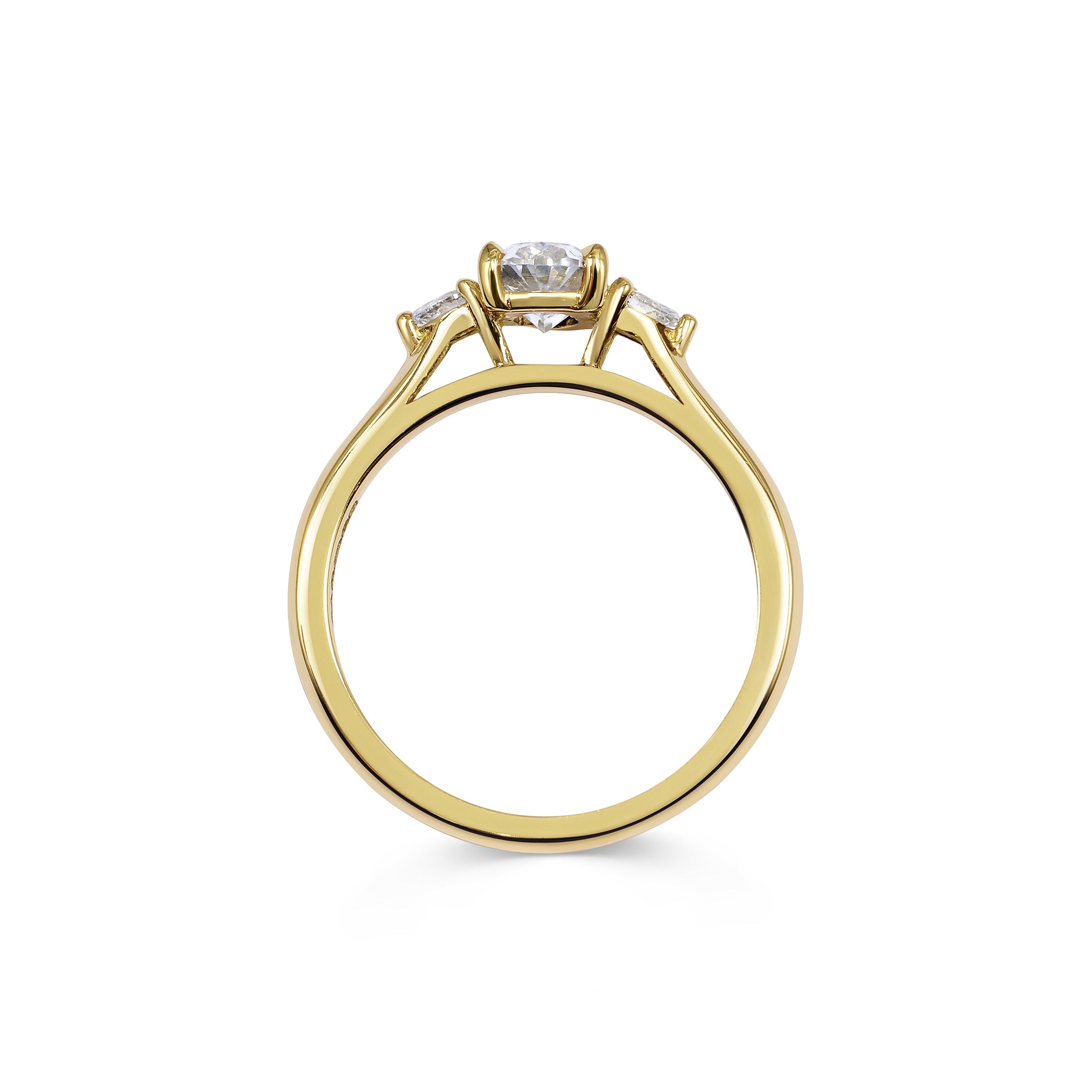 The Lucille Ring by East London jeweller Rachel Boston | Discover our collections of unique and timeless engagement rings, wedding rings, and modern fine jewellery.