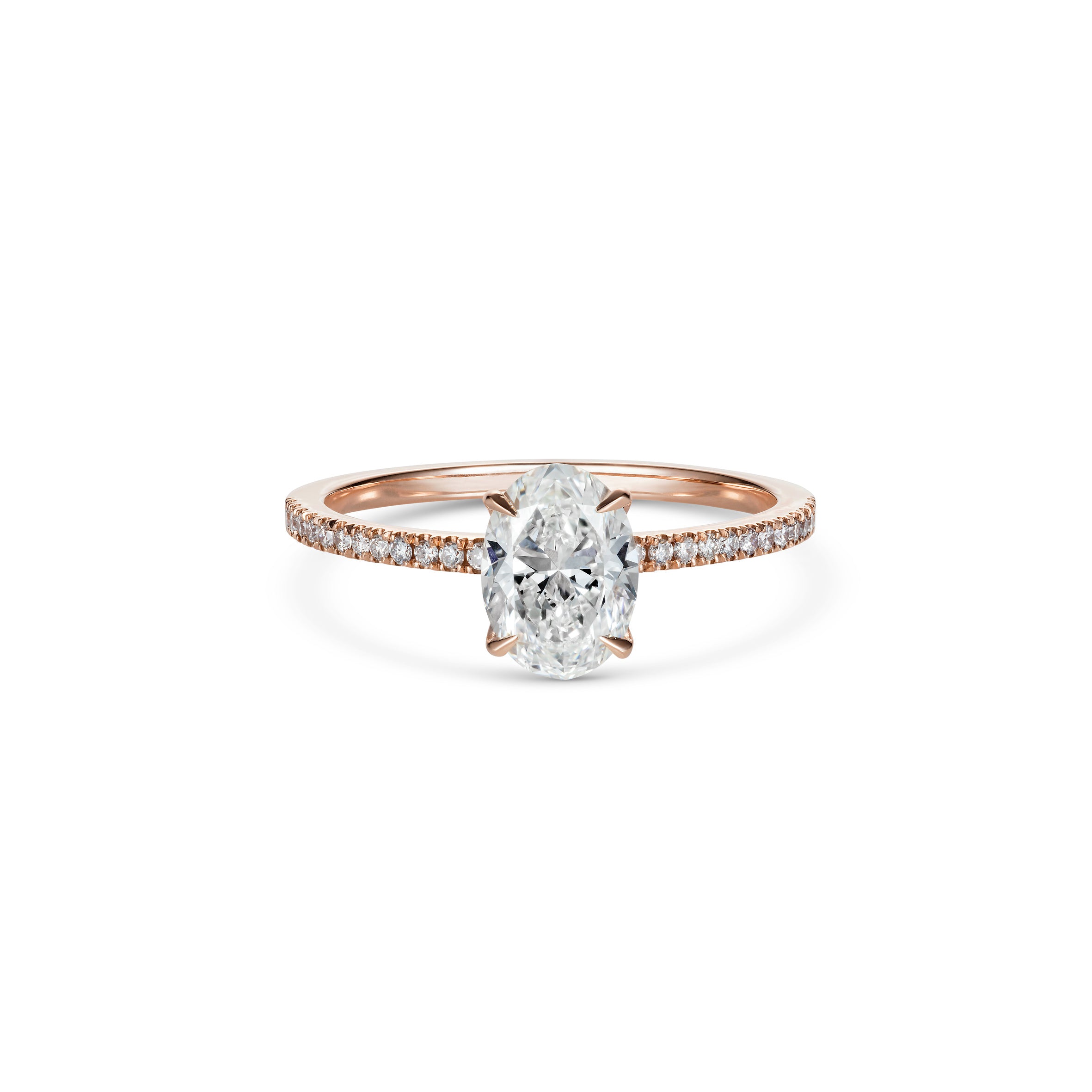 The Luna Ring - Oval Cut by East London jeweller Rachel Boston | Discover our collections of unique and timeless engagement rings, wedding rings, and modern fine jewellery.