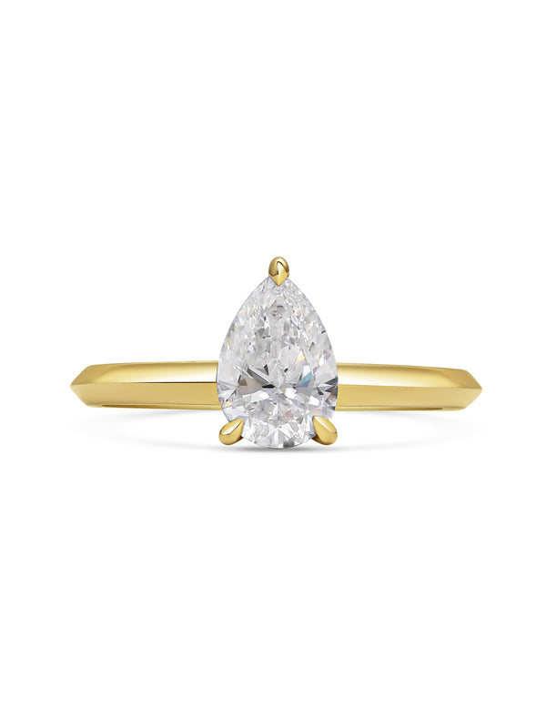 Lyra Ring - Pear Cut - Rachel Boston Jewellery