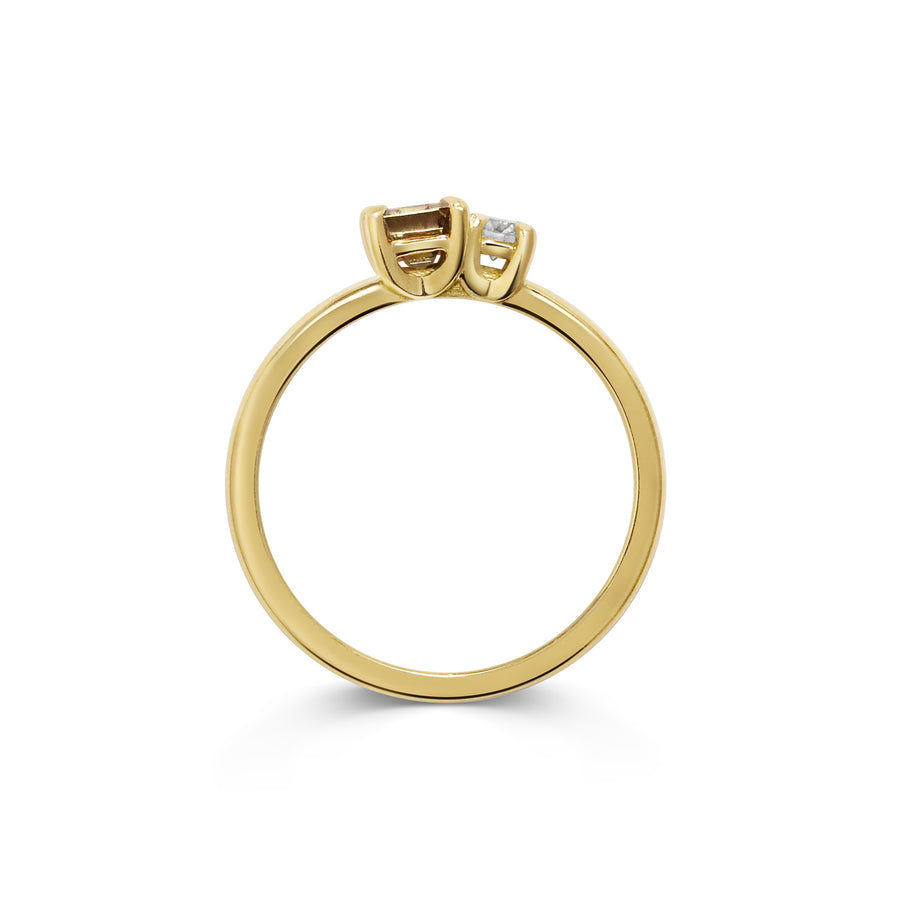 The X - Marne Ring by East London jeweller Rachel Boston | Discover our collections of unique and timeless engagement rings, wedding rings, and modern fine jewellery. - Rachel Boston Jewellery