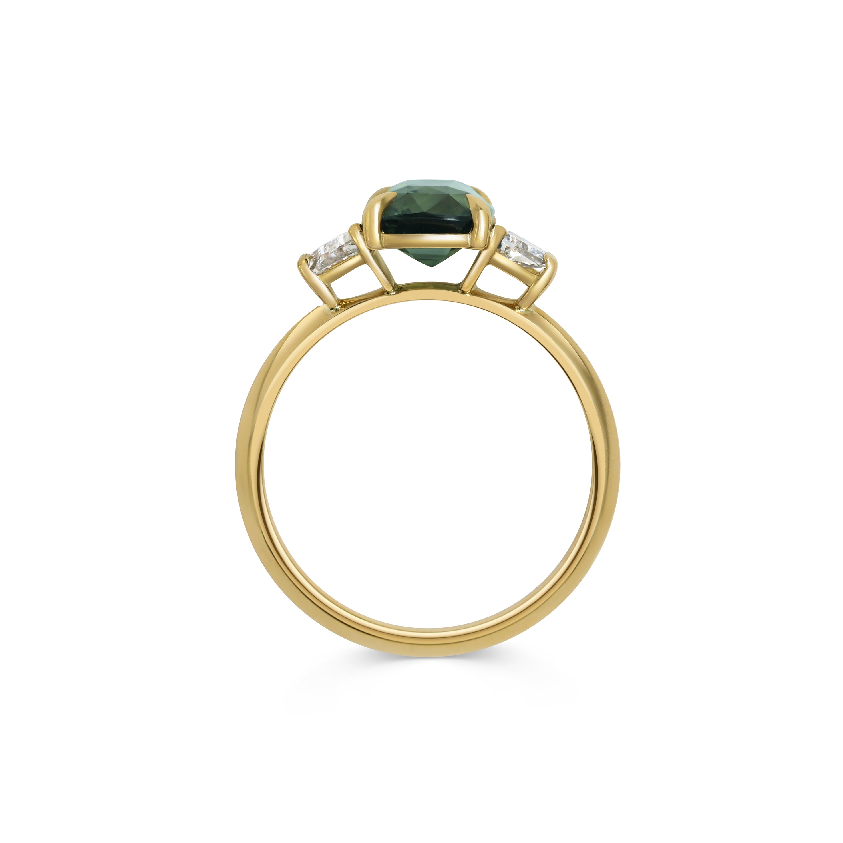 The Maroni Ring by East London jeweller Rachel Boston | Discover our collections of unique and timeless engagement rings, wedding rings, and modern fine jewellery.