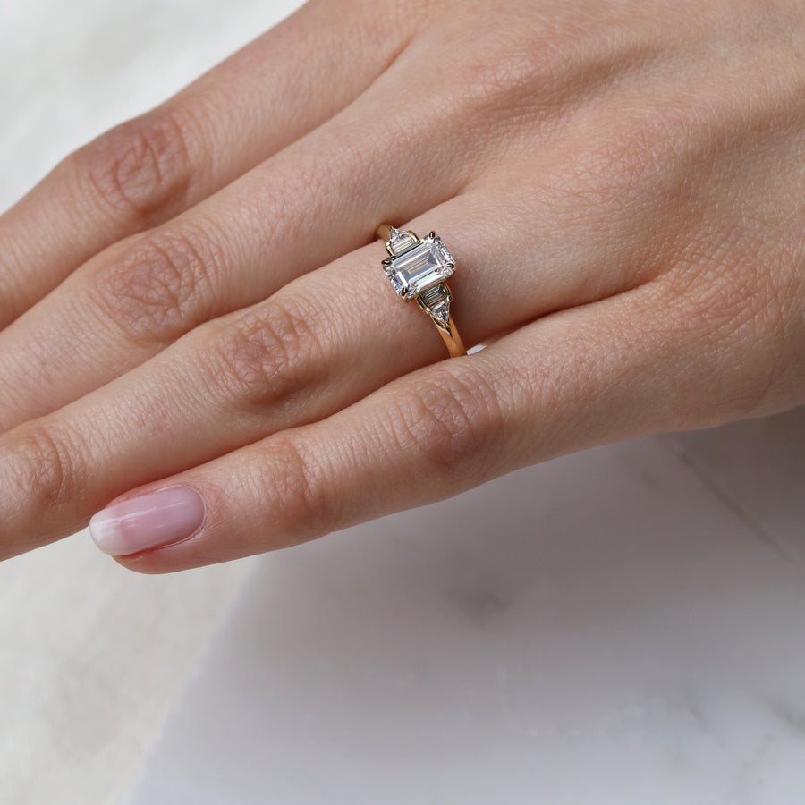 The Maude Ring by East London jeweller Rachel Boston | Discover our collections of unique and timeless engagement rings, wedding rings, and modern fine jewellery. - Rachel Boston Jewellery