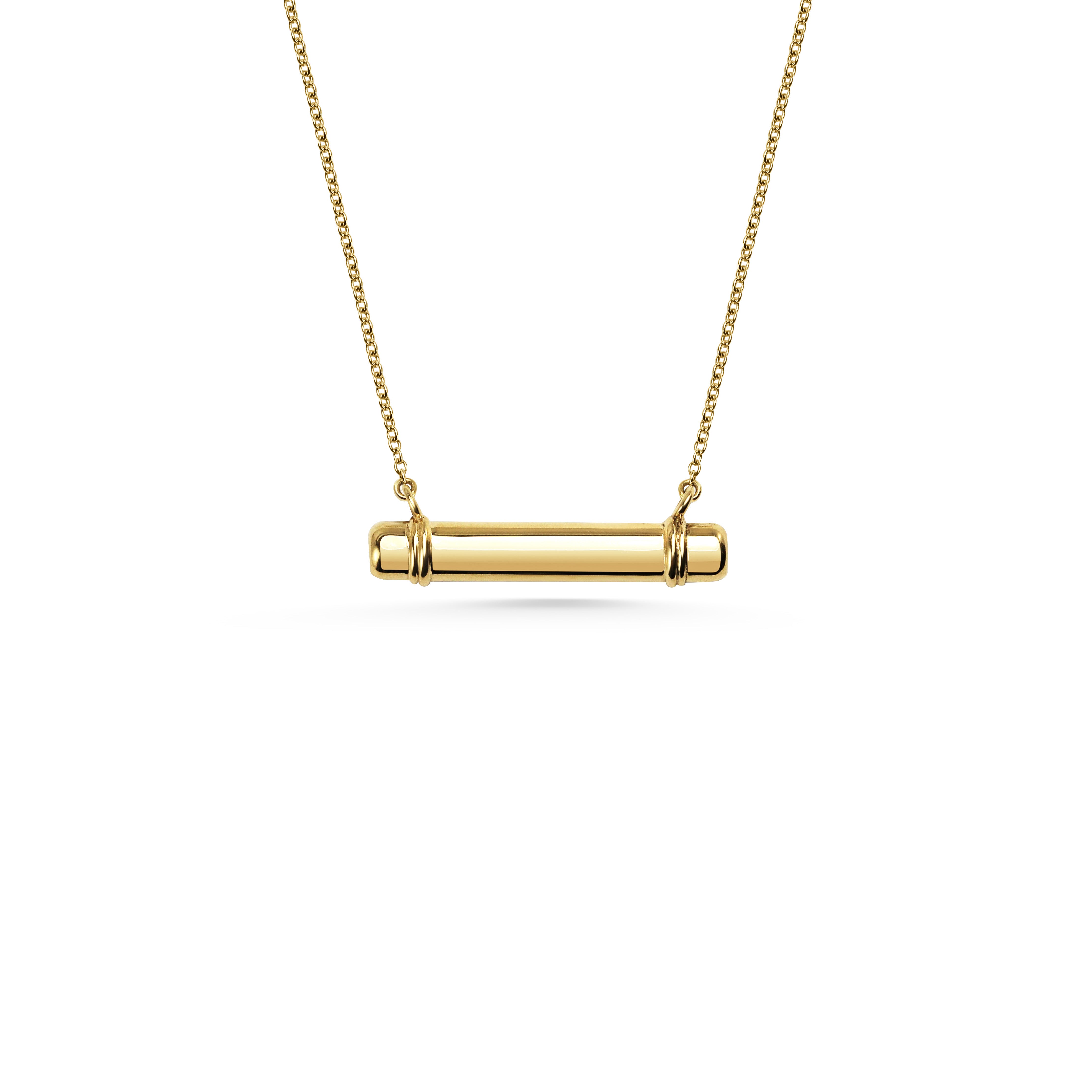 The Memento Necklace by East London jeweller Rachel Boston | Discover our collections of unique and timeless engagement rings, wedding rings, and modern fine jewellery.
