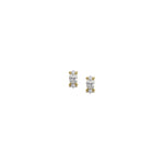 Mini Marquise Diamond Stud Earrings