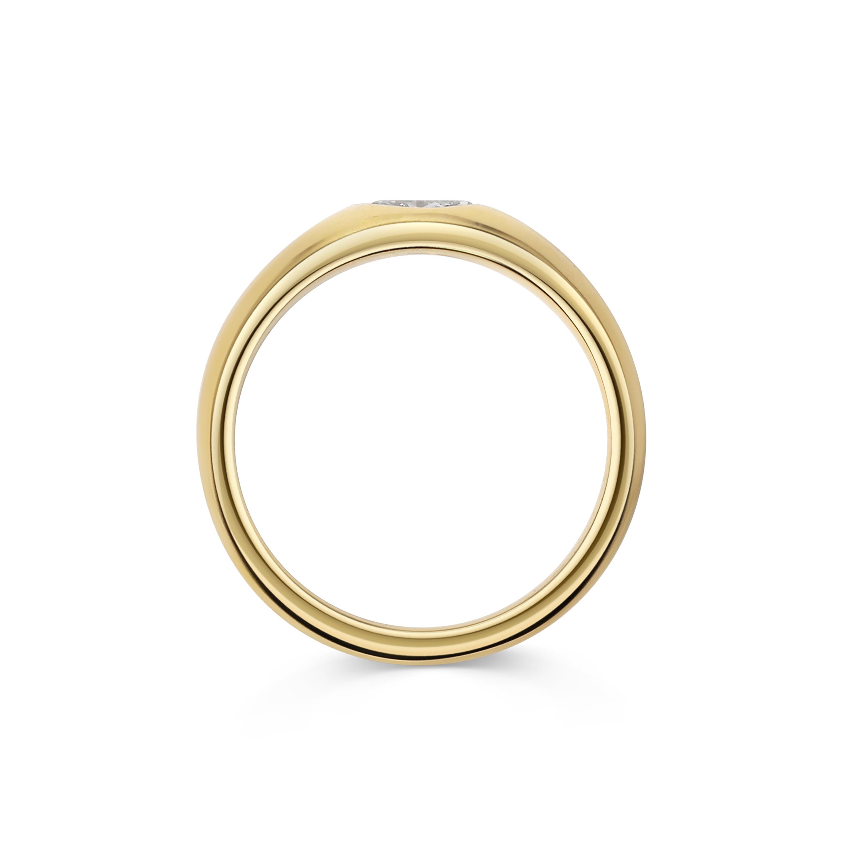 The Mini Marquise Signet Ring by East London jeweller Rachel Boston | Discover our collections of unique and timeless engagement rings, wedding rings, and modern fine jewellery.